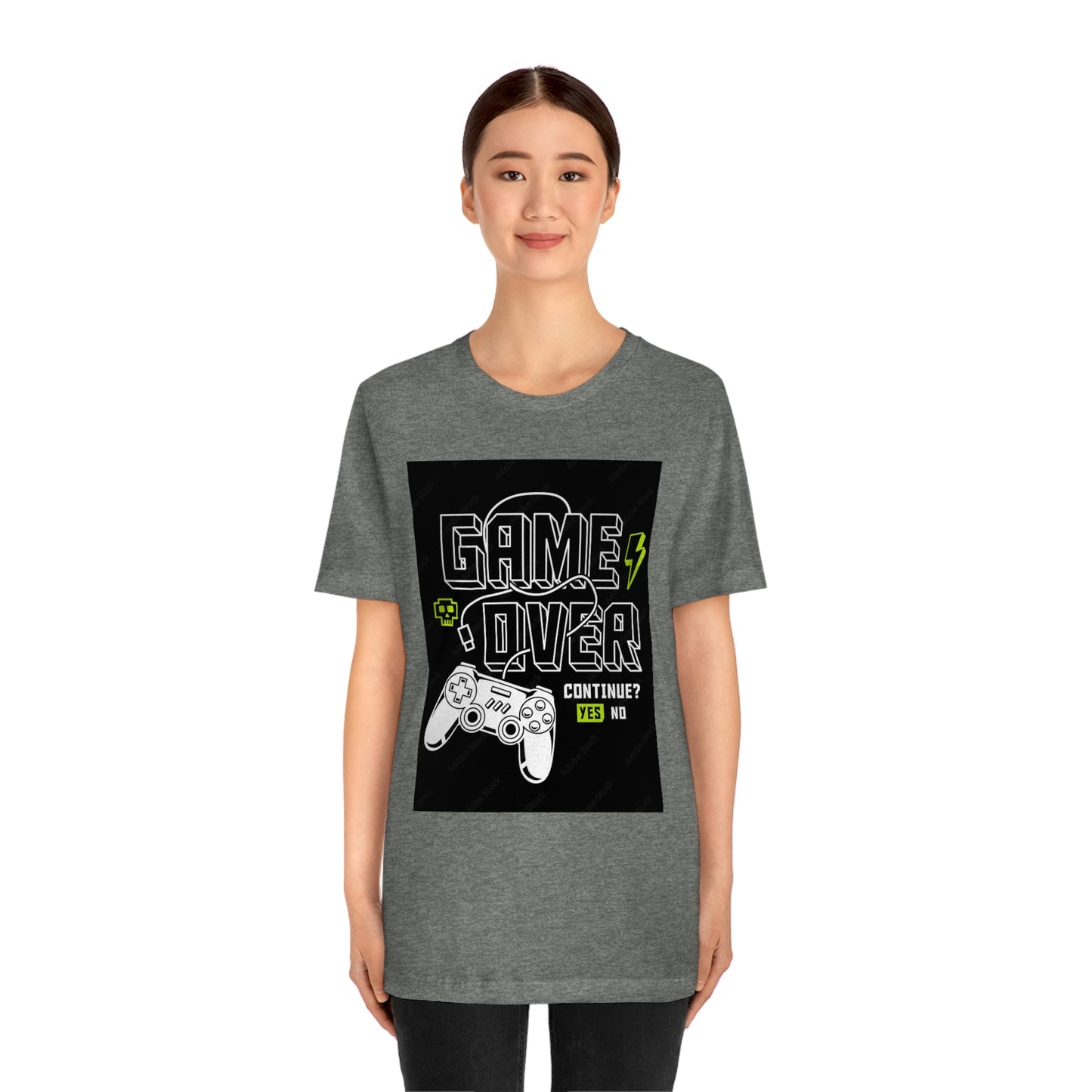 Game Over Unisex Jersey Short Sleeve Tee