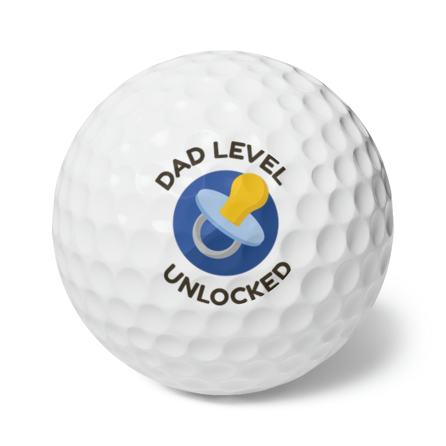 Dad Level Unlocked Golf Balls, 6pcs