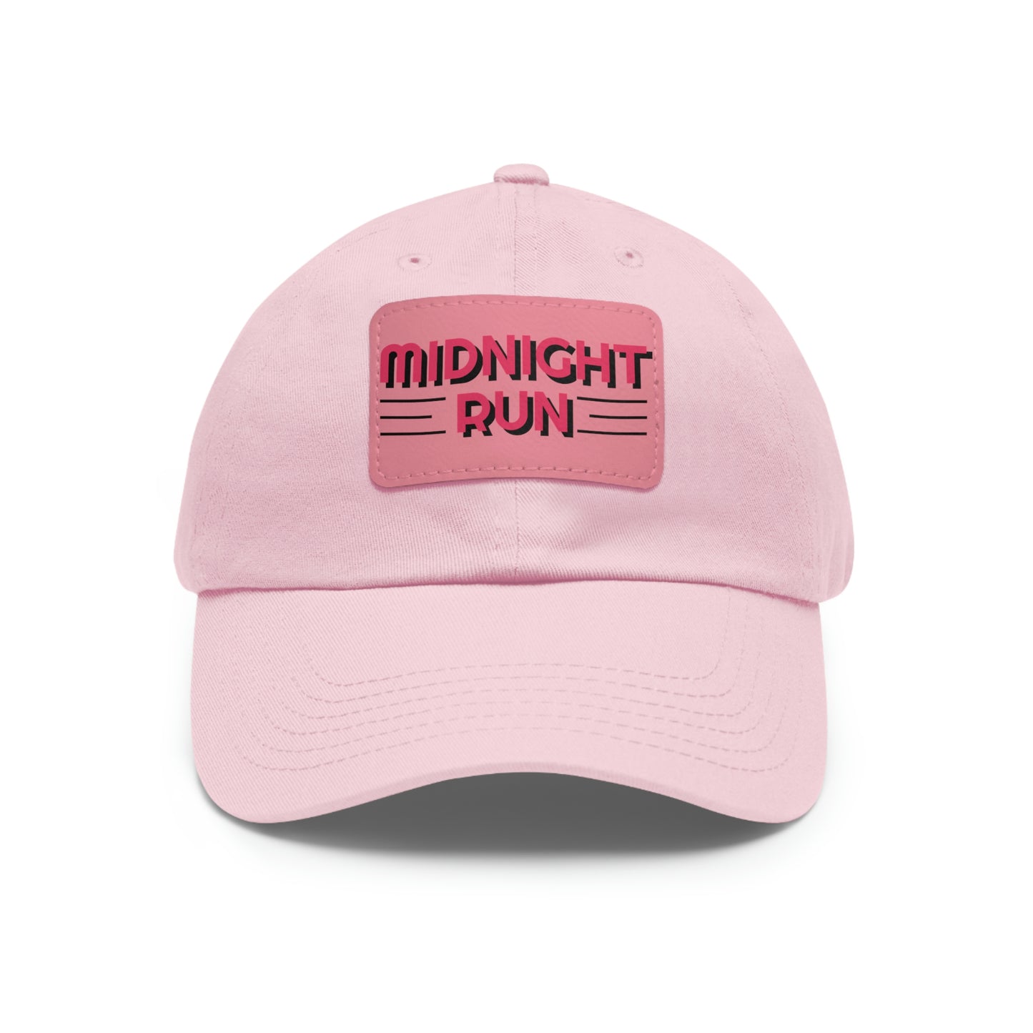 Midnight Run Dad Hat with Leather Patch