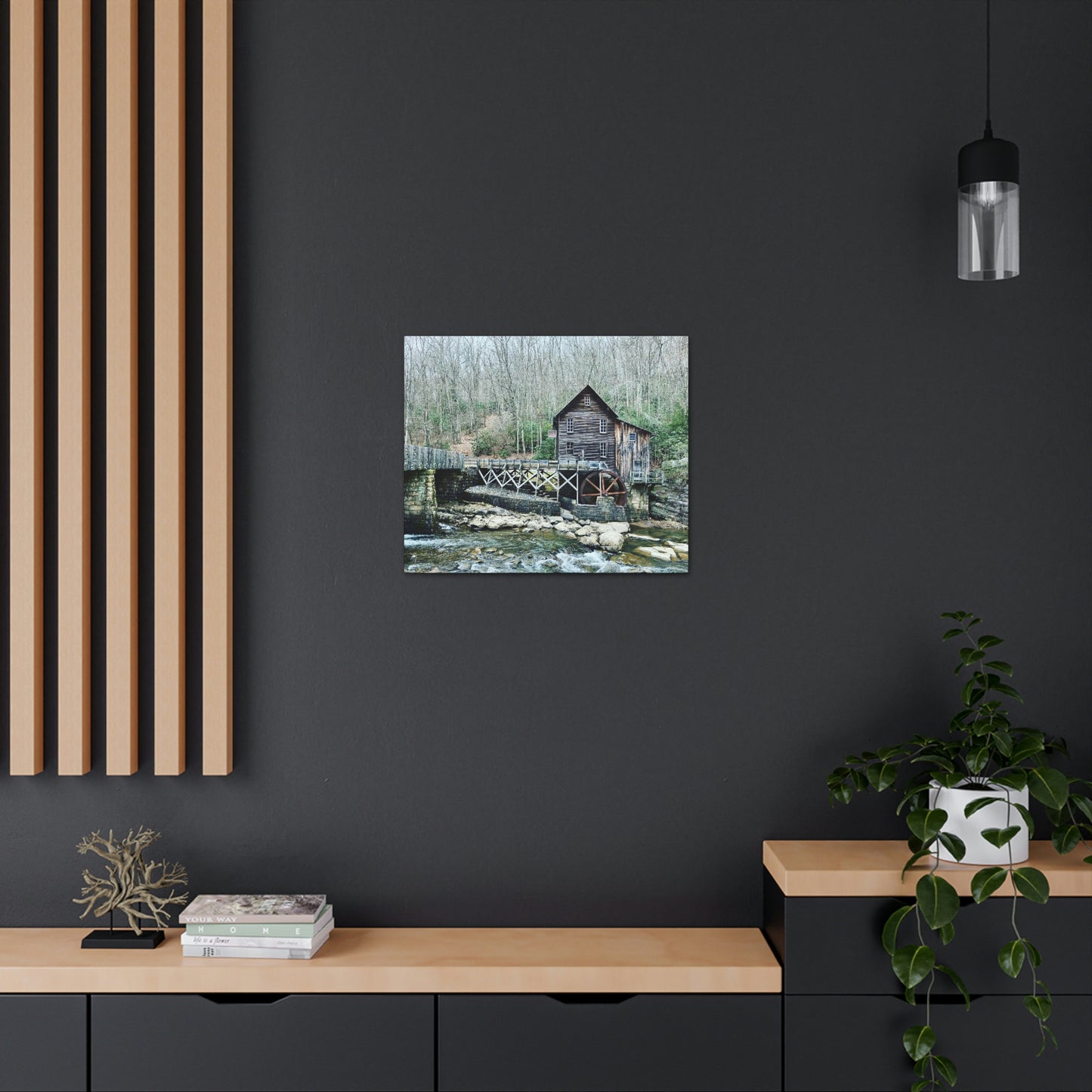 Grist Mill Scenic Canvas Gallery Wraps