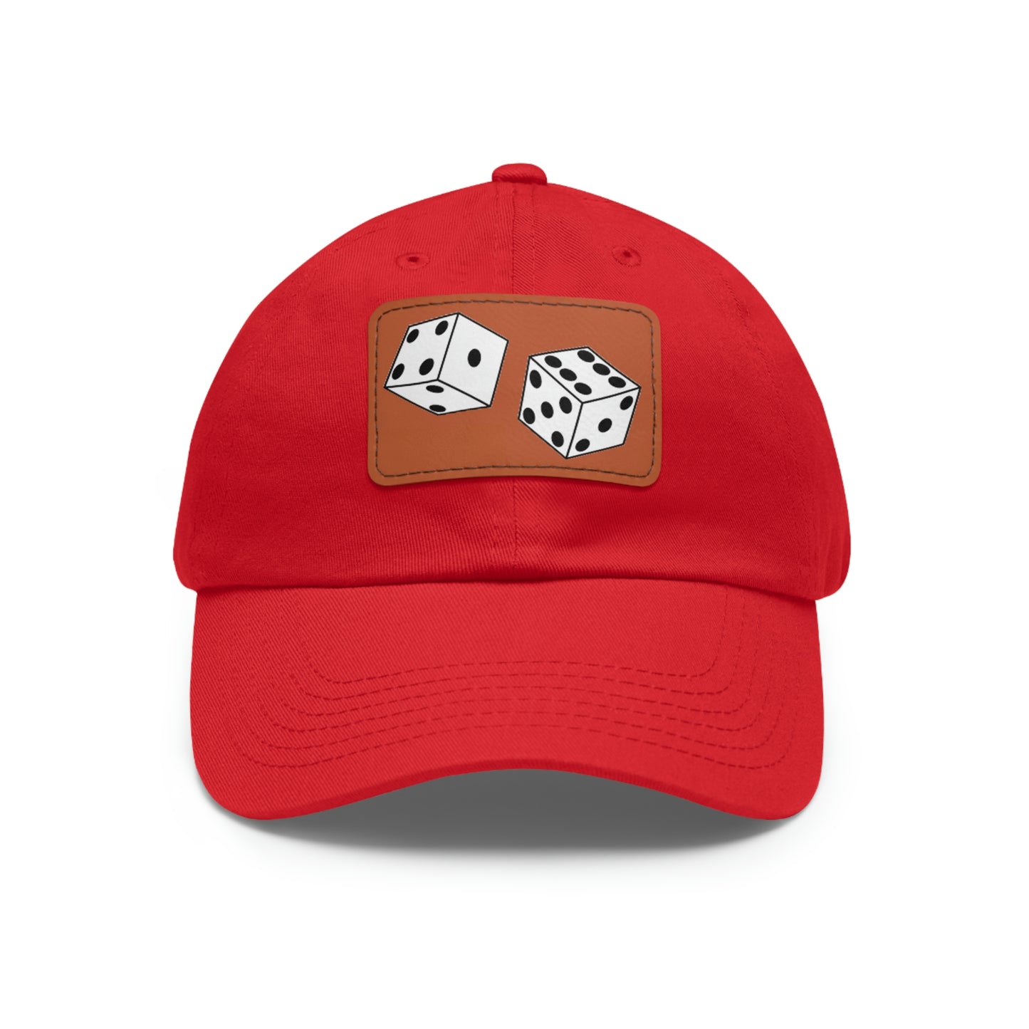 Dice Roll Dad Hat with Leather Patch