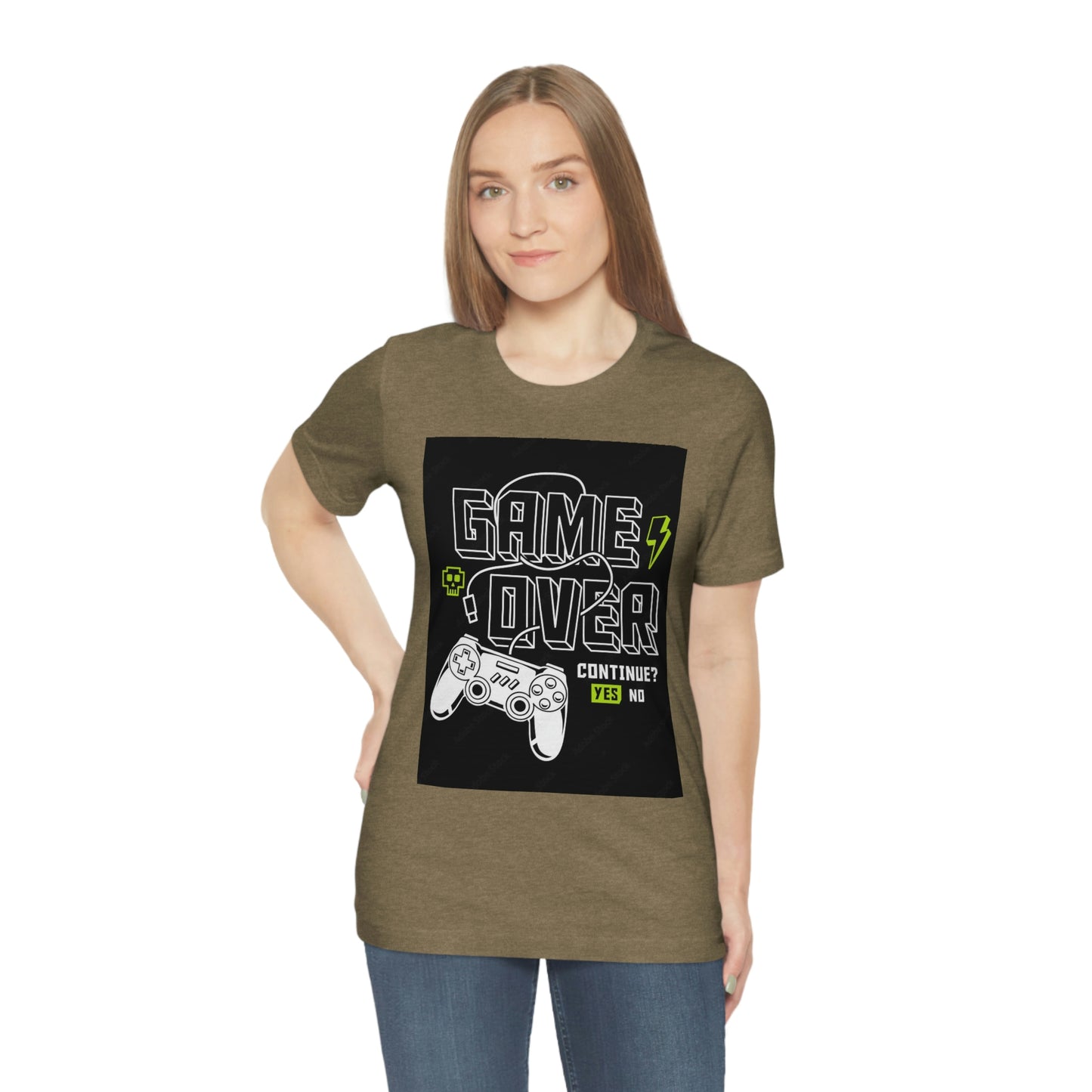 Game Over Unisex Jersey Short Sleeve Tee