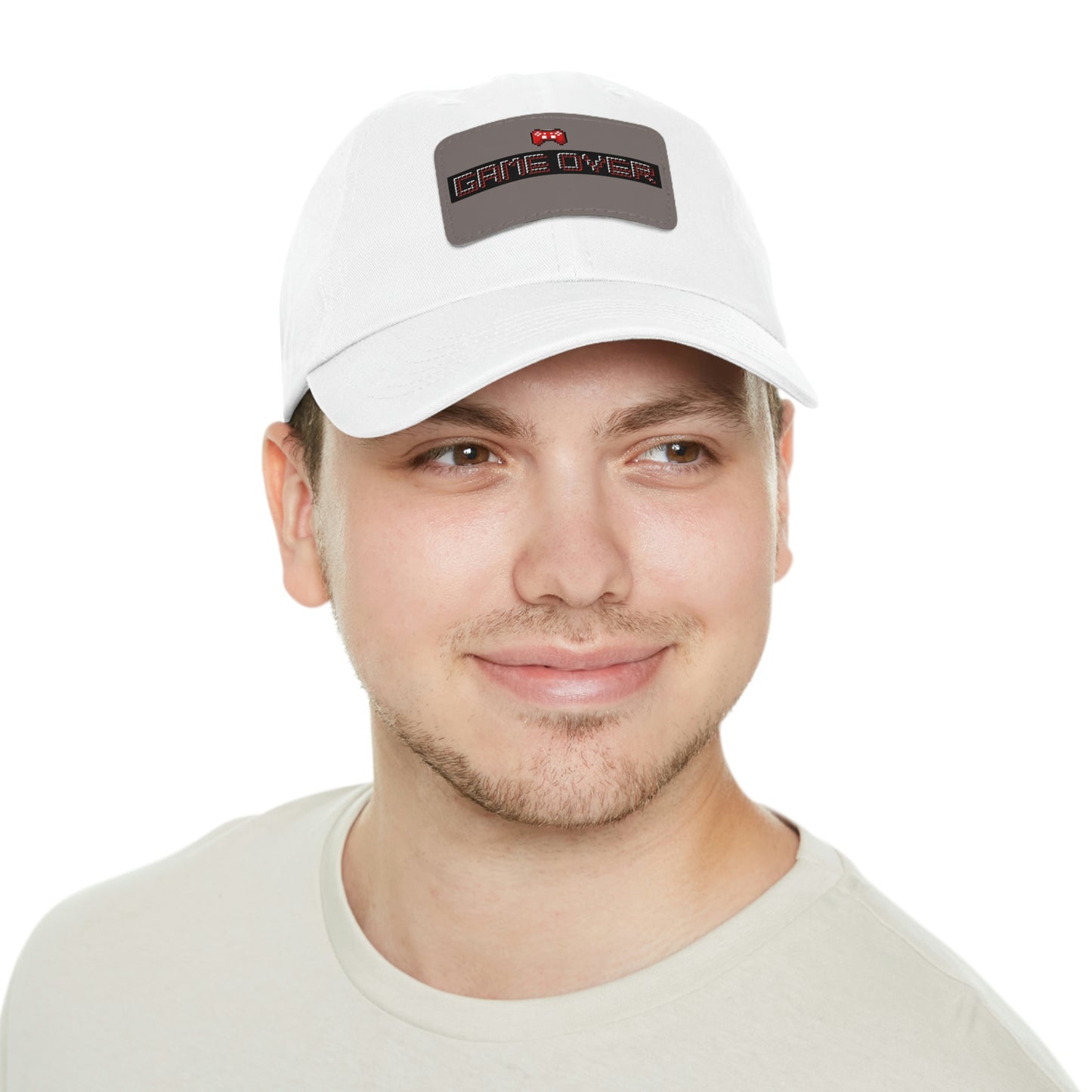 Game Over! Dad Hat with Leather Patch