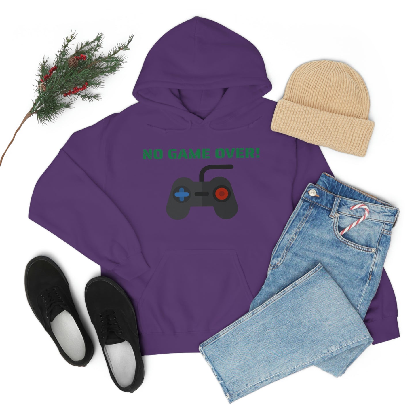 No Game Over! Unisex Hooded Sweatshirt