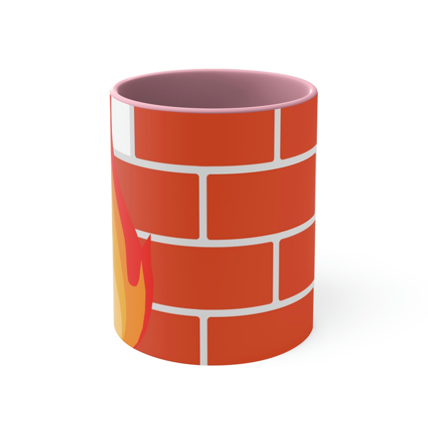 Brick Fire Accent Coffee Mug, 11oz