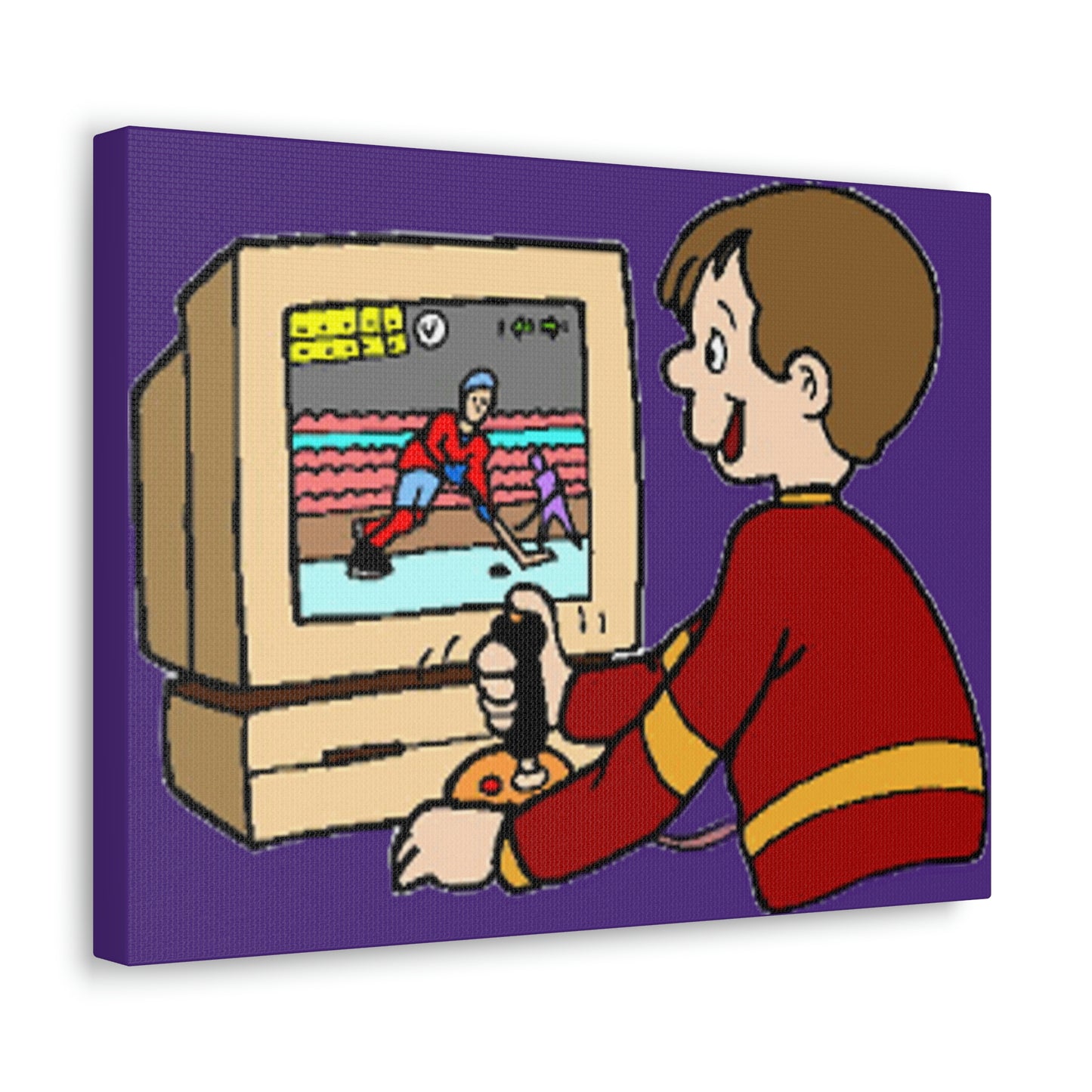 Old School Gamer Canvas Gallery Wraps
