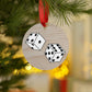 Dice Roll Wooden Christmas Ornaments