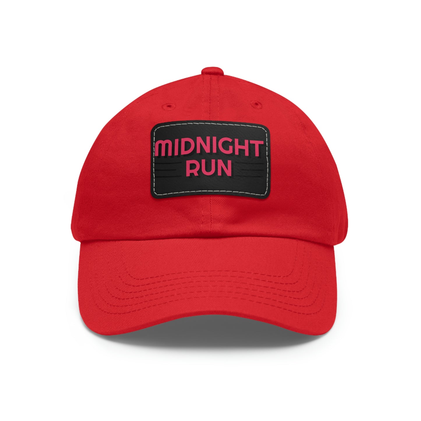 Midnight Run Dad Hat with Leather Patch