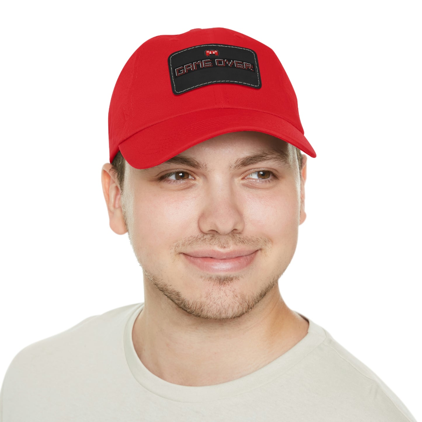 Game Over! Dad Hat with Leather Patch