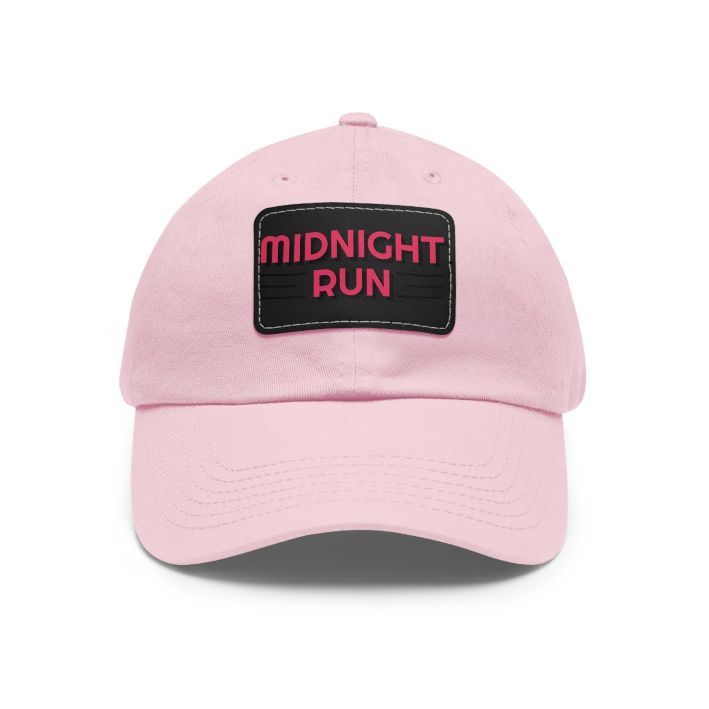 Midnight Run Dad Hat with Leather Patch