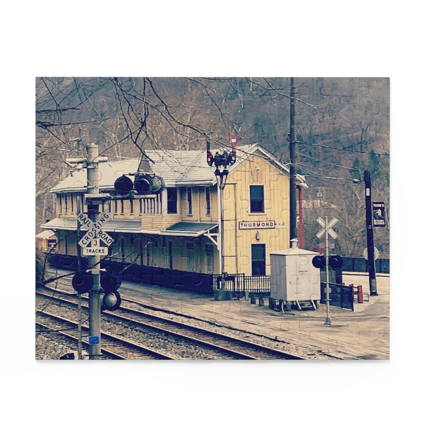 Thurmond, WV Ghost Town Scenic Puzzle (120, 252, 500-Piece)