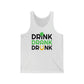 Drink Drank Drunk St Patrick's Day Unisex Tank Top