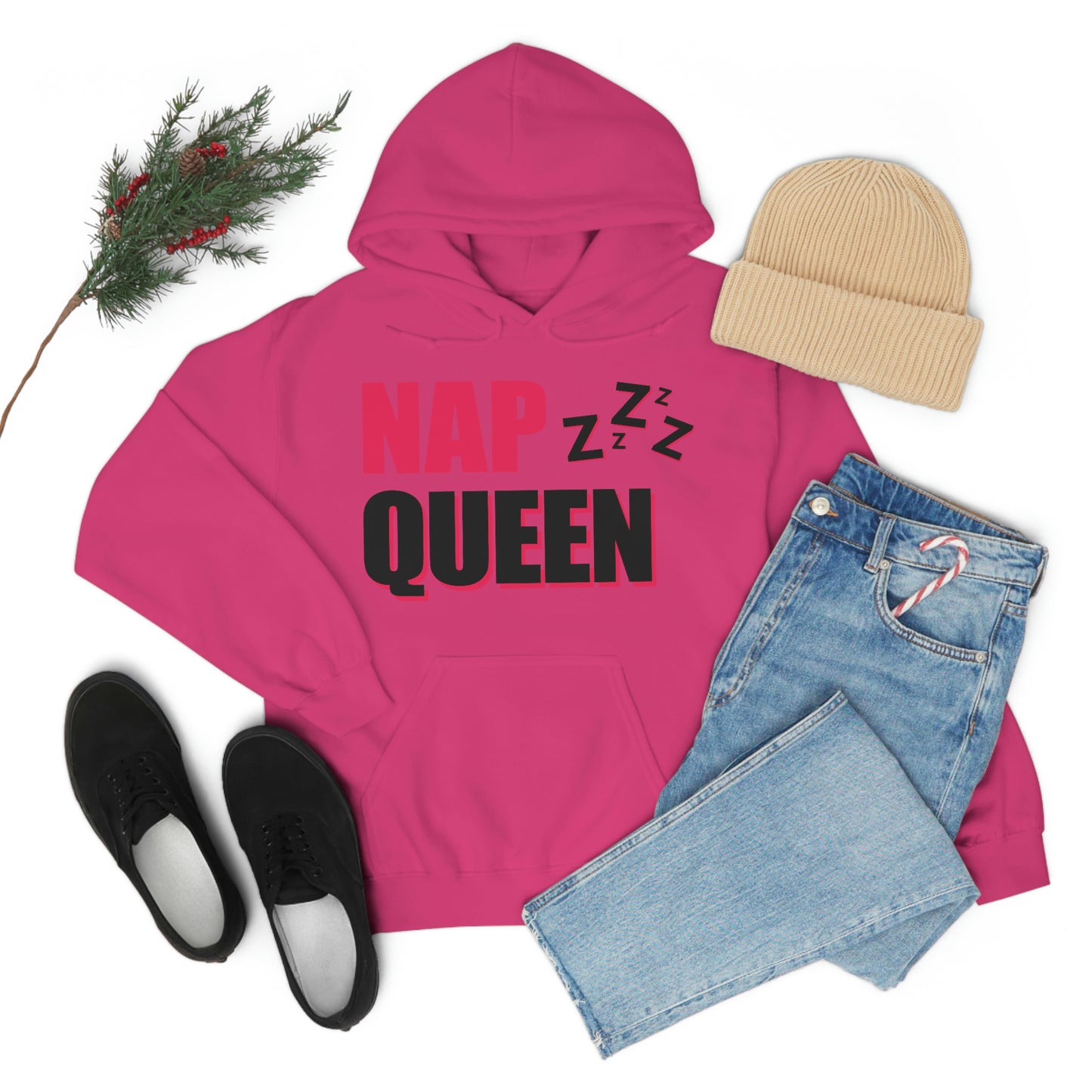 Nap Queen Unisex Hooded Sweatshirt