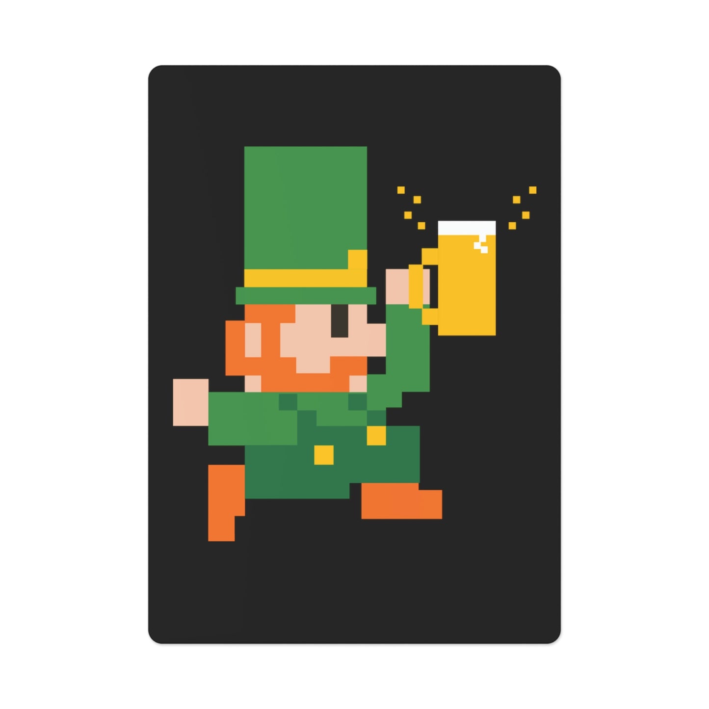 Leprechaun 8 Bit Playing Cards