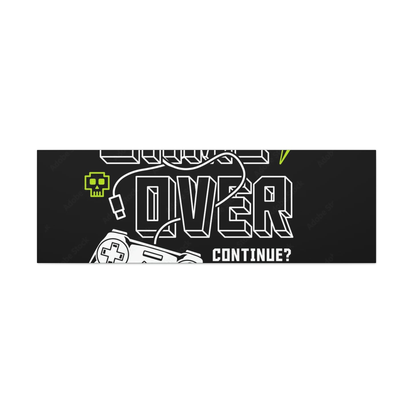 Game Over Canvas Gallery Wraps