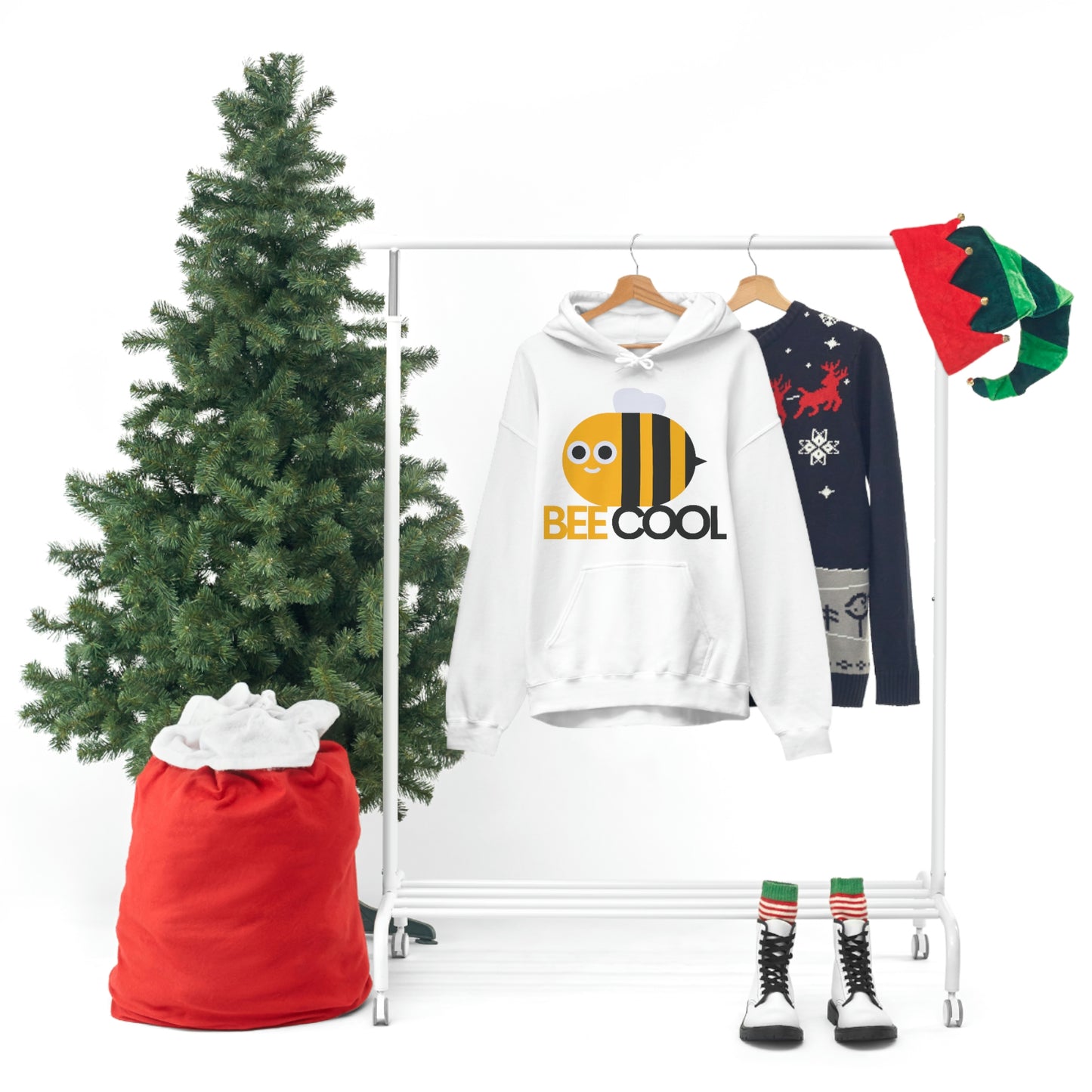 Bee Cool Unisex Hooded Sweatshirt