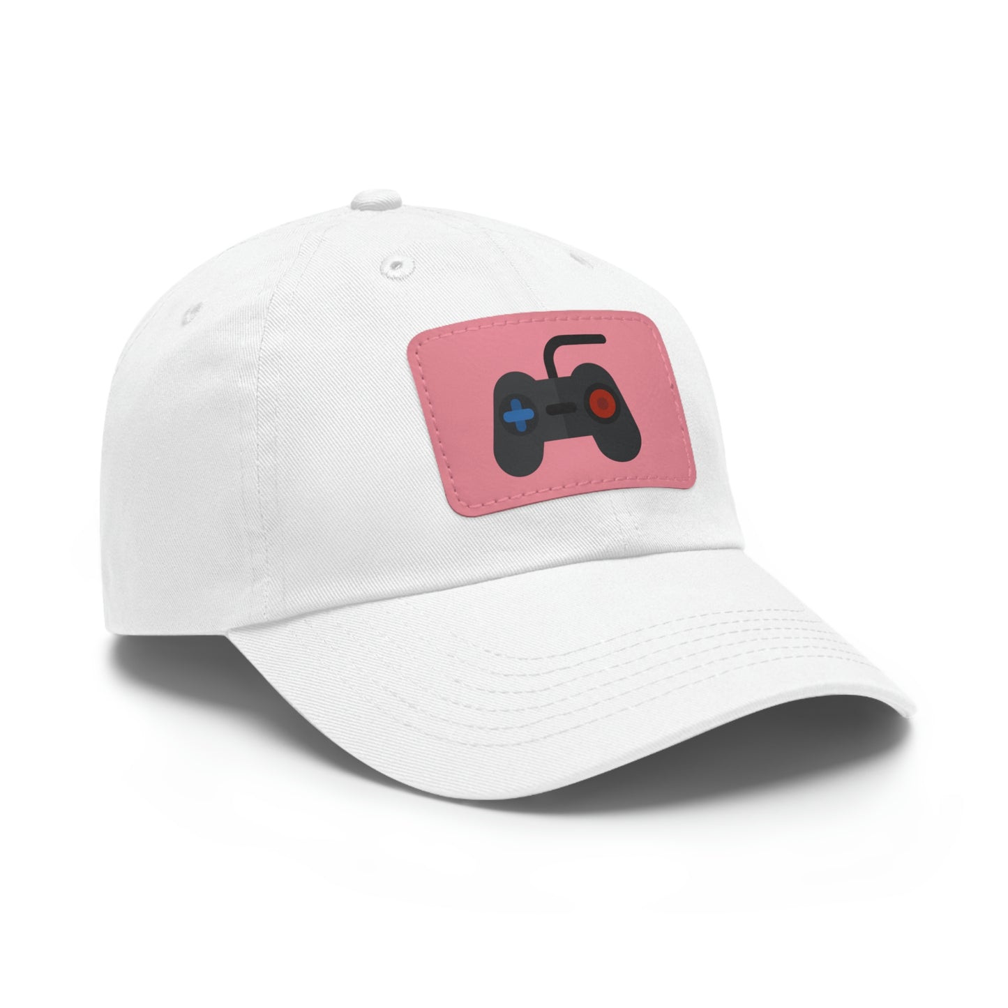 Retro Game Controller Dad Hat with Leather Patch