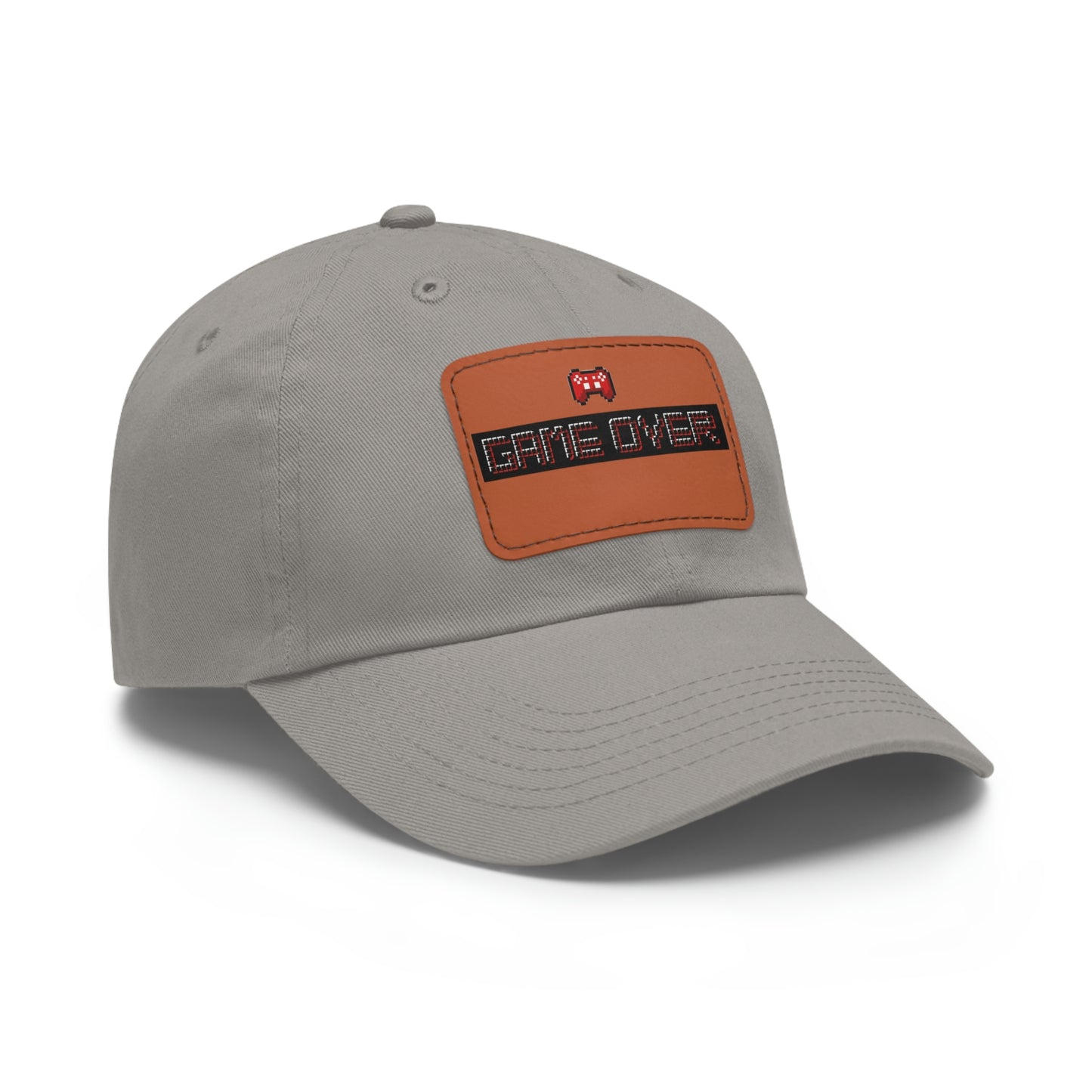 Game Over! Dad Hat with Leather Patch