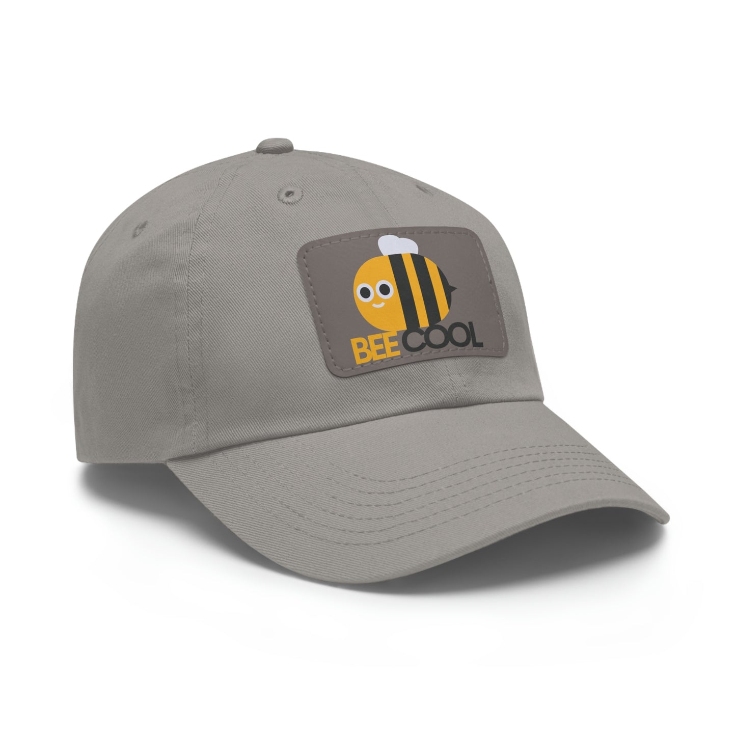 Bee Cool Dad Hat with Leather Patch