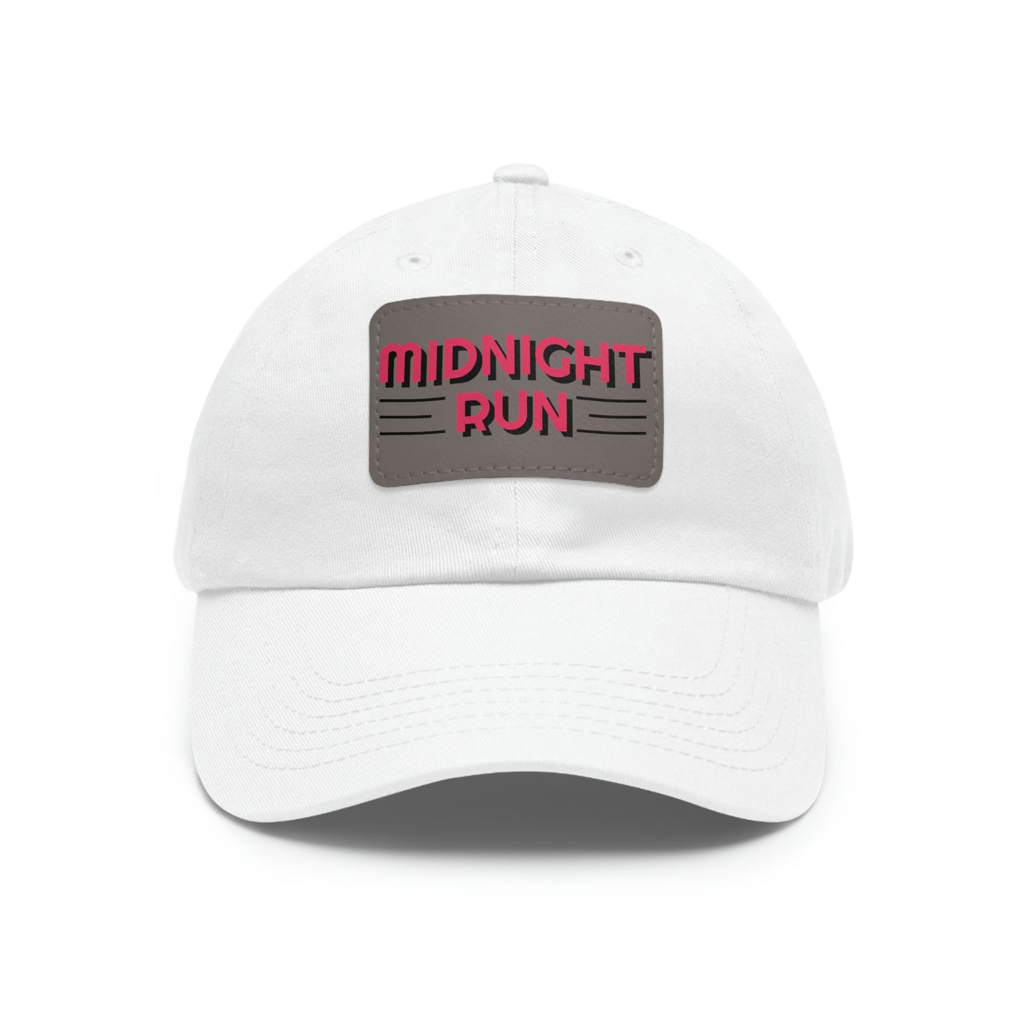 Midnight Run Dad Hat with Leather Patch