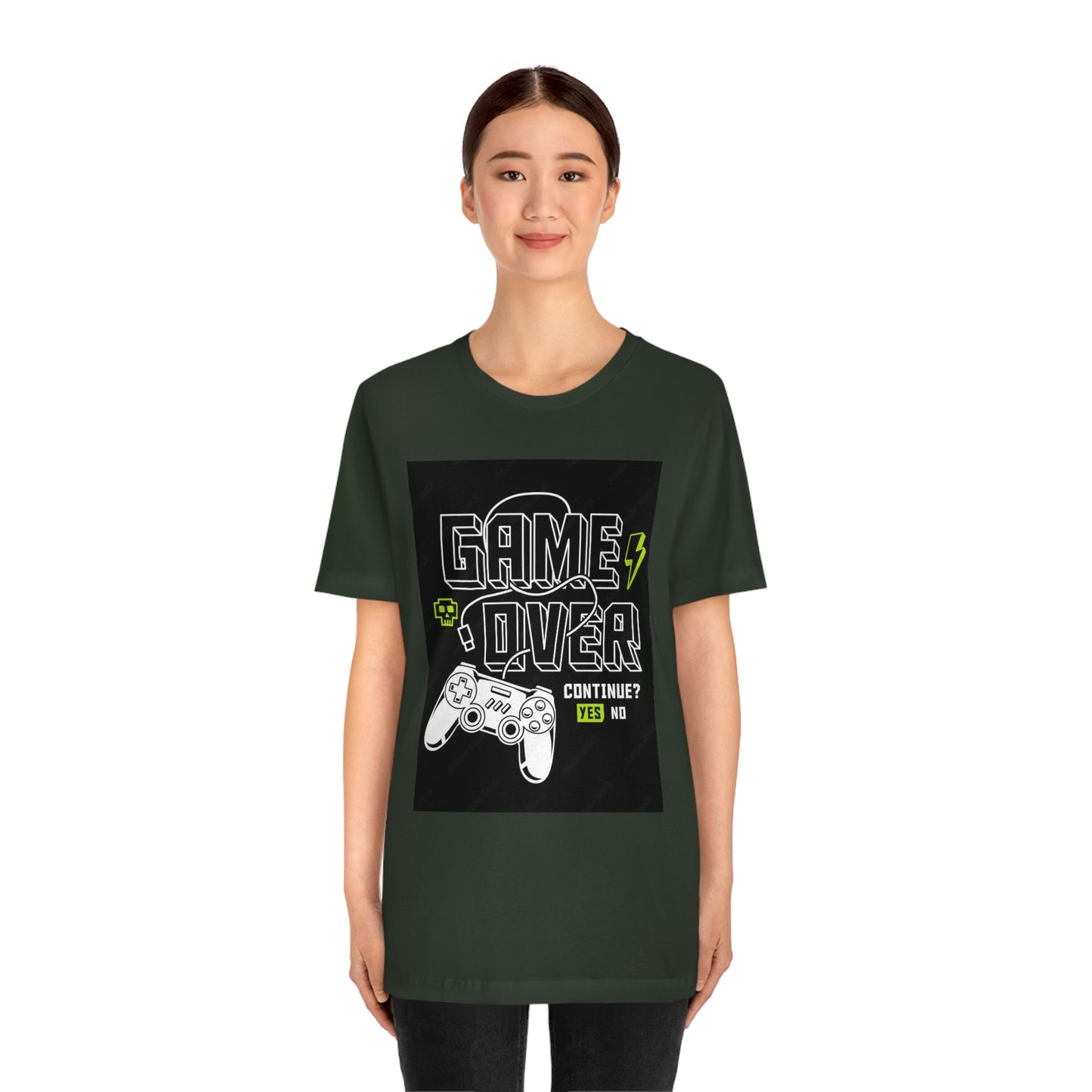 Game Over Unisex Jersey Short Sleeve Tee