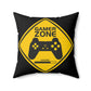 Gamer Zone Spun Polyester Square Pillow