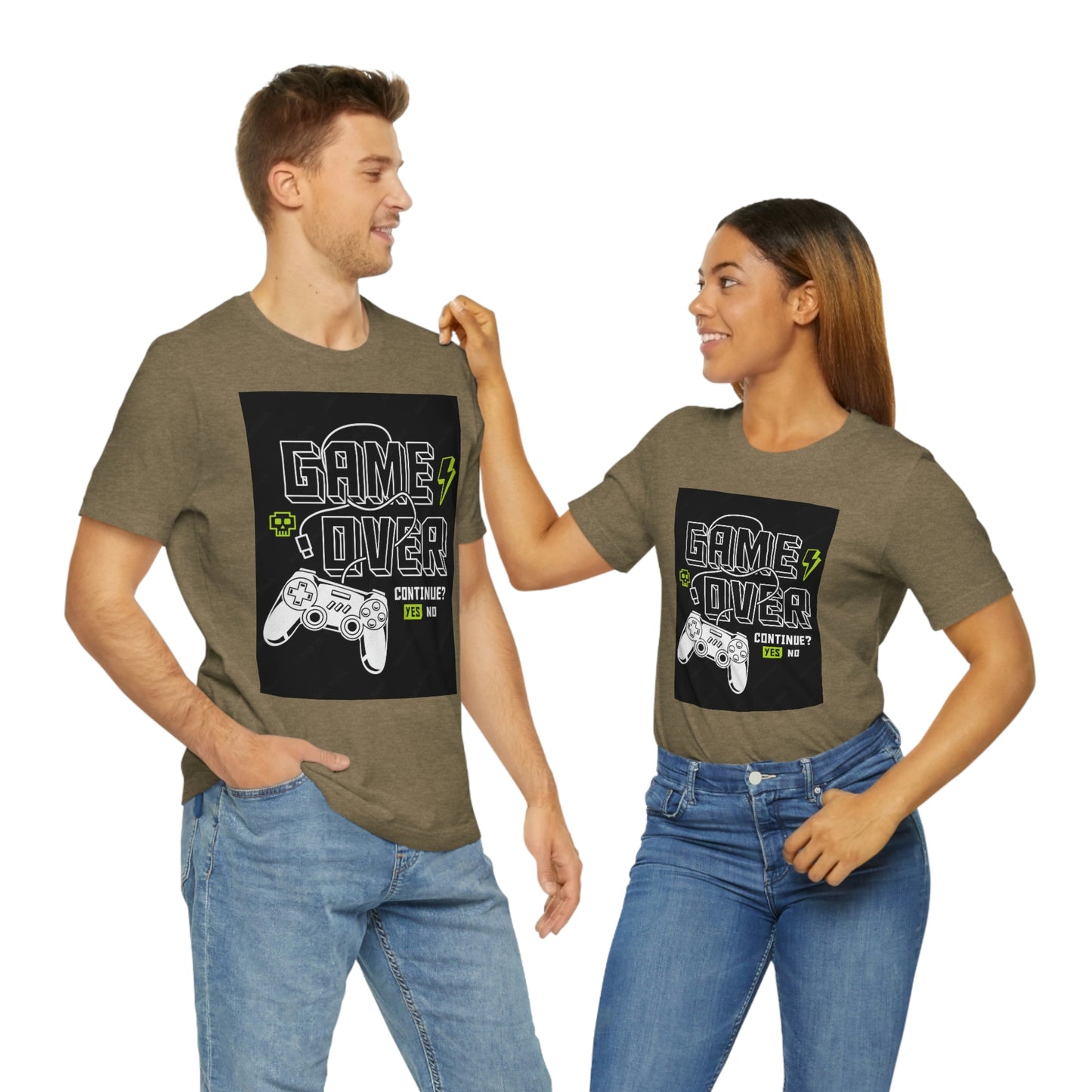 Game Over Unisex Jersey Short Sleeve Tee