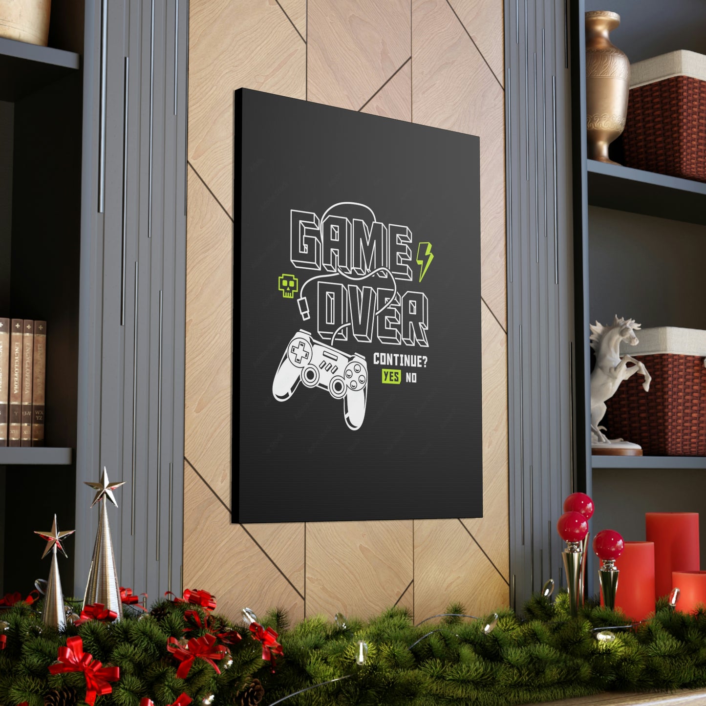 Game Over Canvas Gallery Wraps
