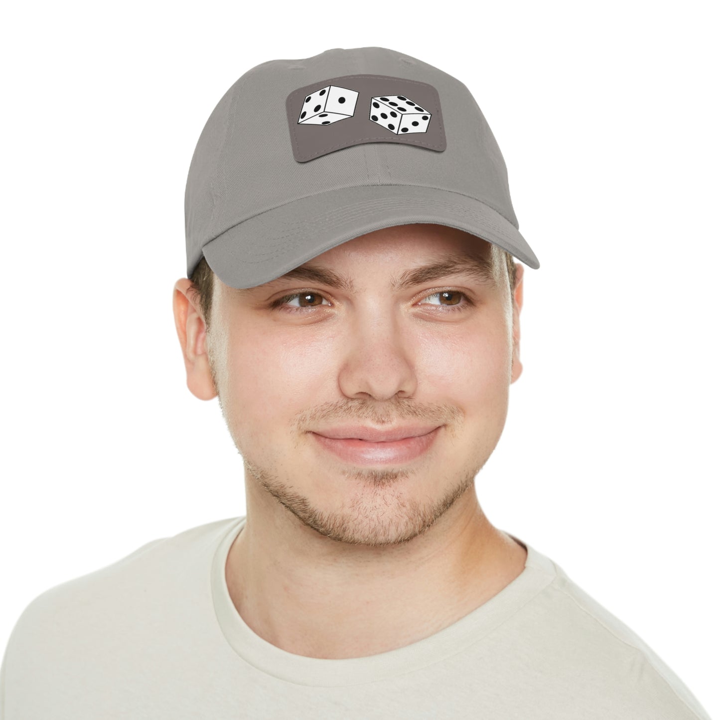Dice Roll Dad Hat with Leather Patch