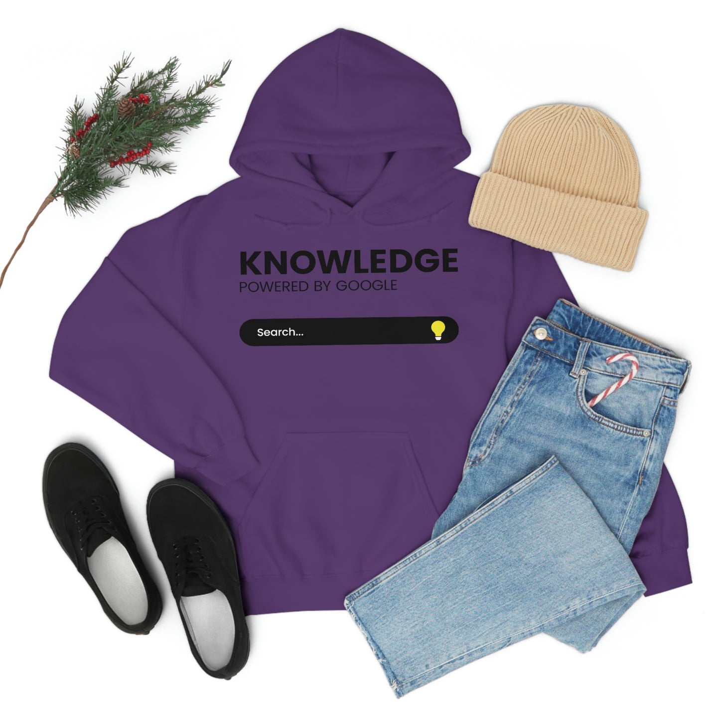 Knowledge Powered By Google Unisex Hooded Sweatshirt