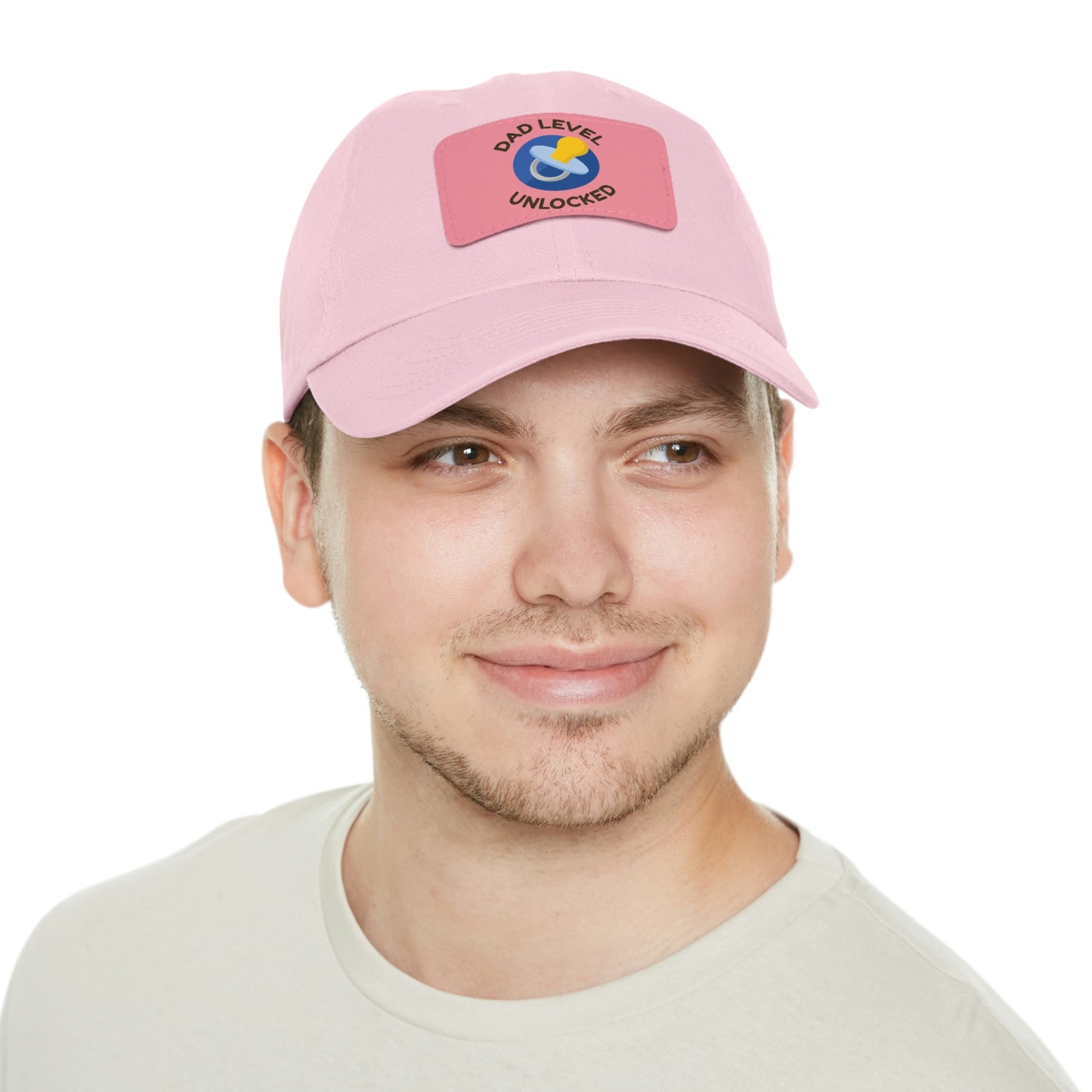 Dad Level Unlocked Dad Hat with Leather Patch