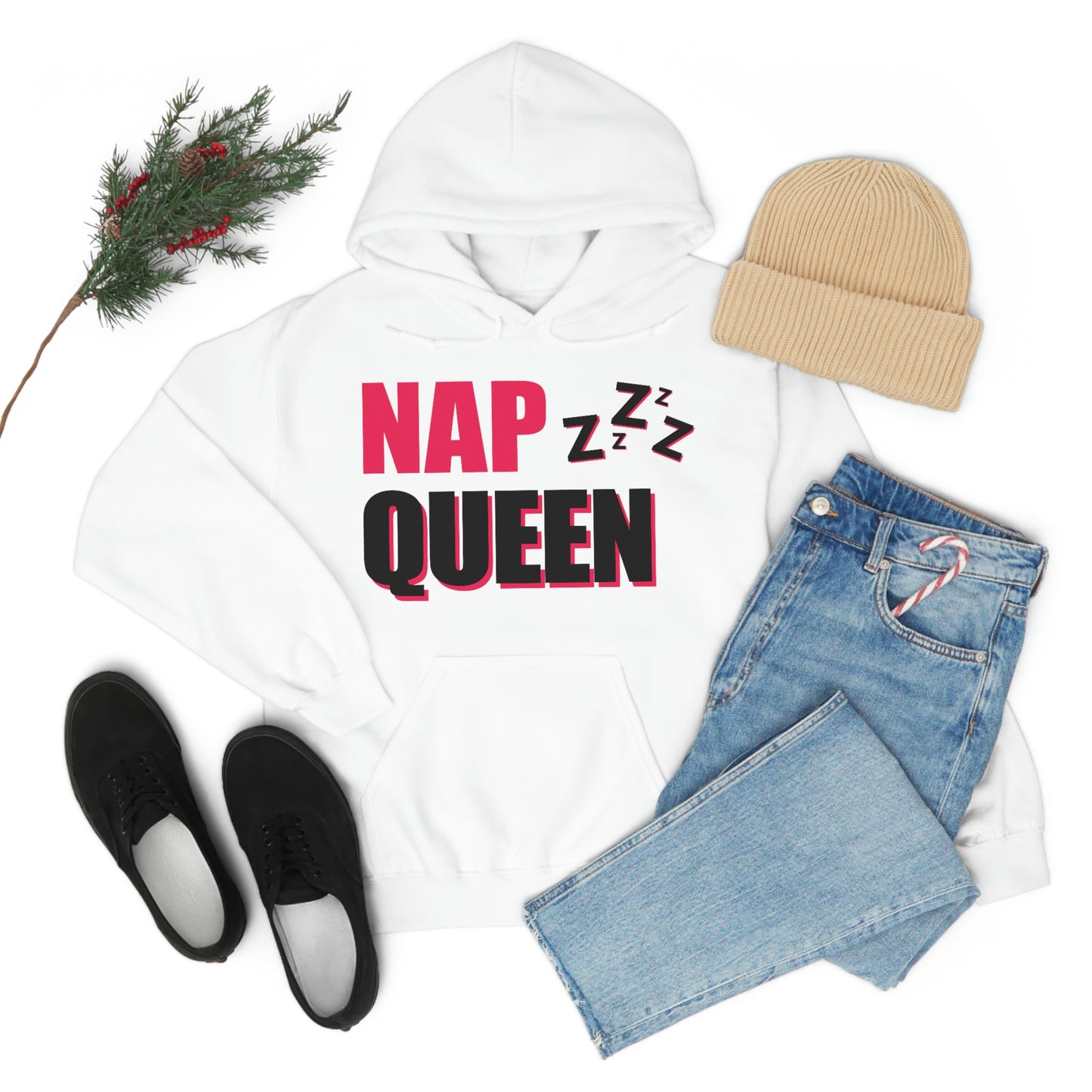 Nap Queen Unisex Hooded Sweatshirt