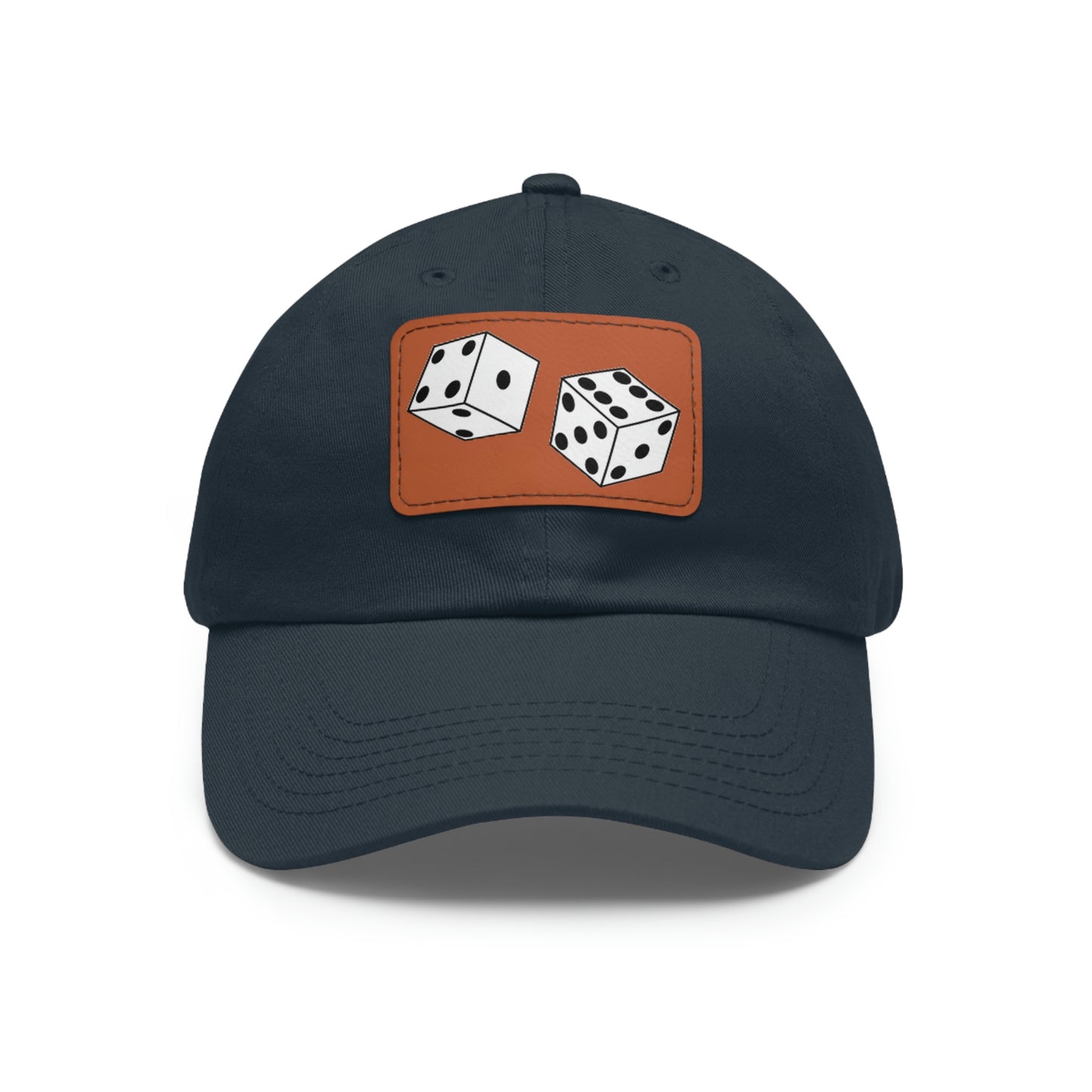 Dice Roll Dad Hat with Leather Patch