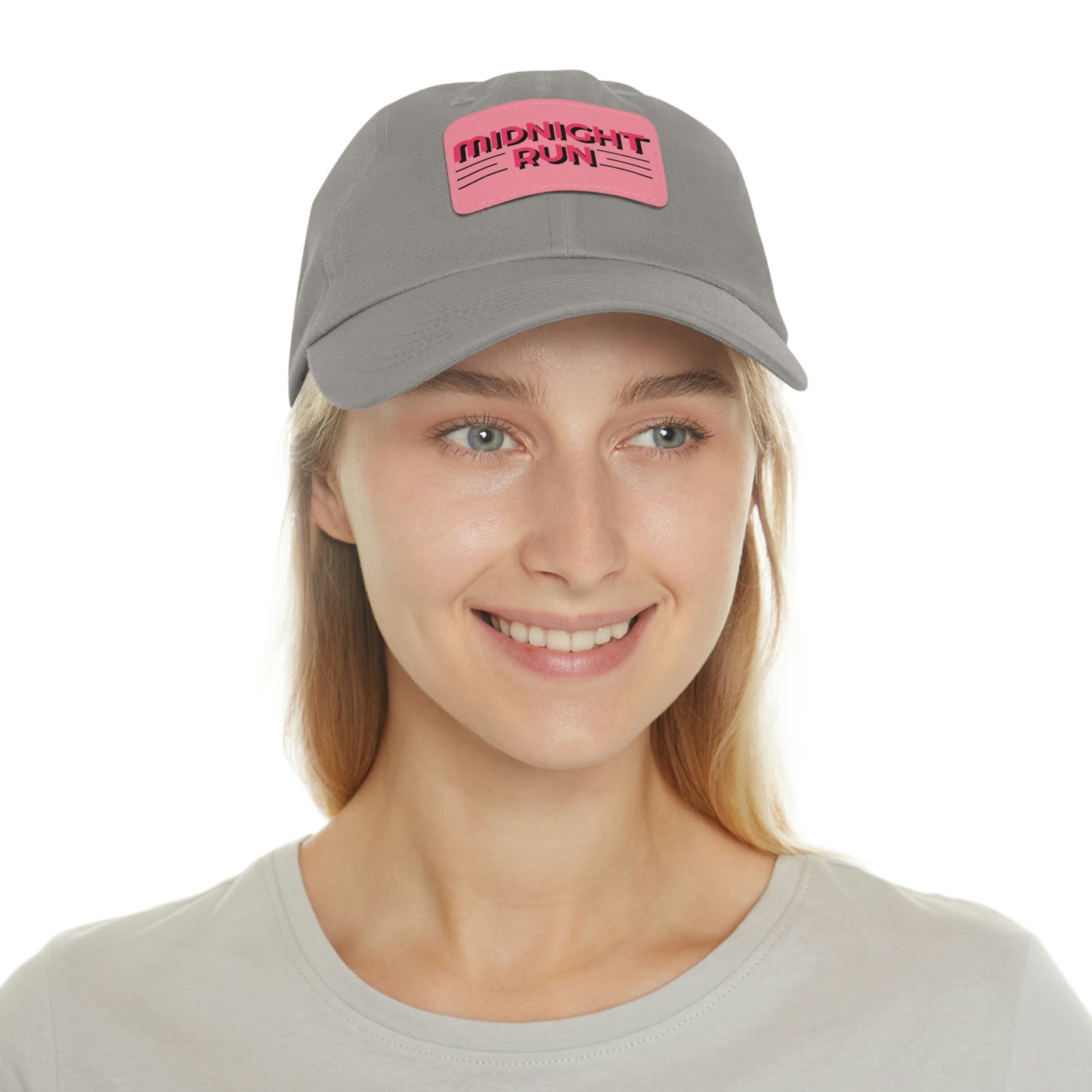 Midnight Run Dad Hat with Leather Patch