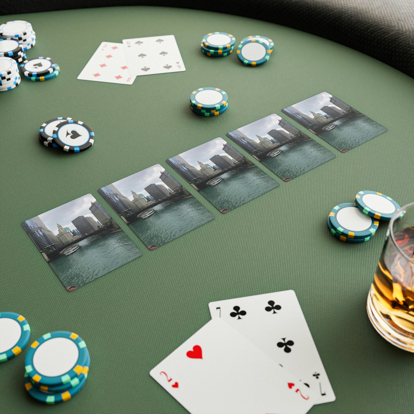 Chicago River Playing Cards