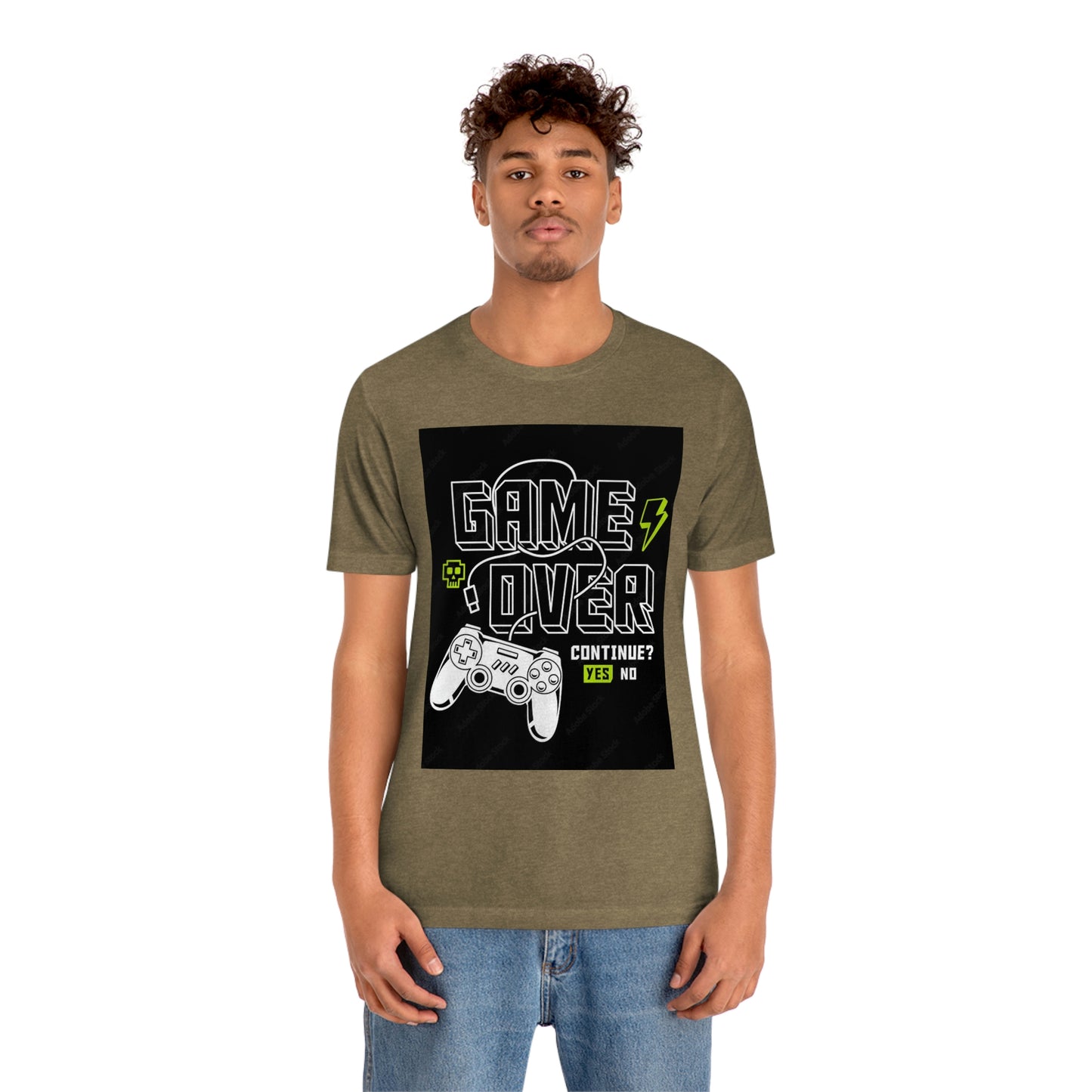 Game Over Unisex Jersey Short Sleeve Tee
