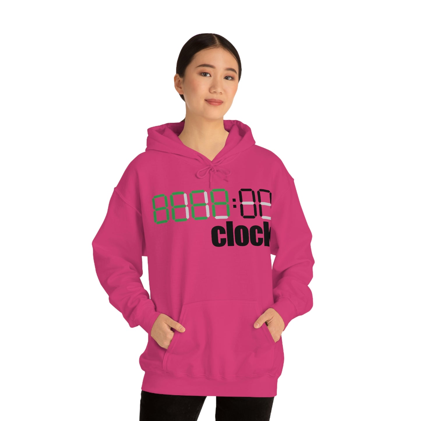 Beer on Clock Unisex Hooded Sweatshirt