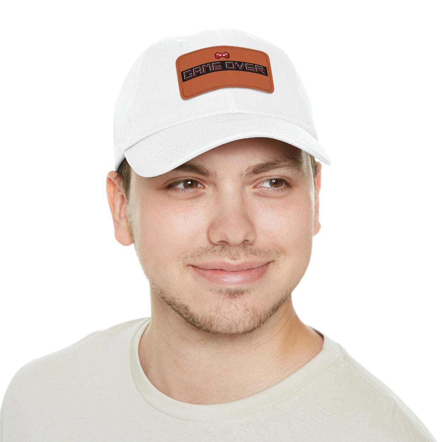 Game Over! Dad Hat with Leather Patch