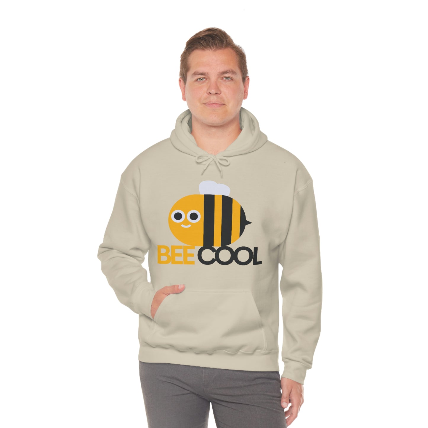 Bee Cool Unisex Hooded Sweatshirt