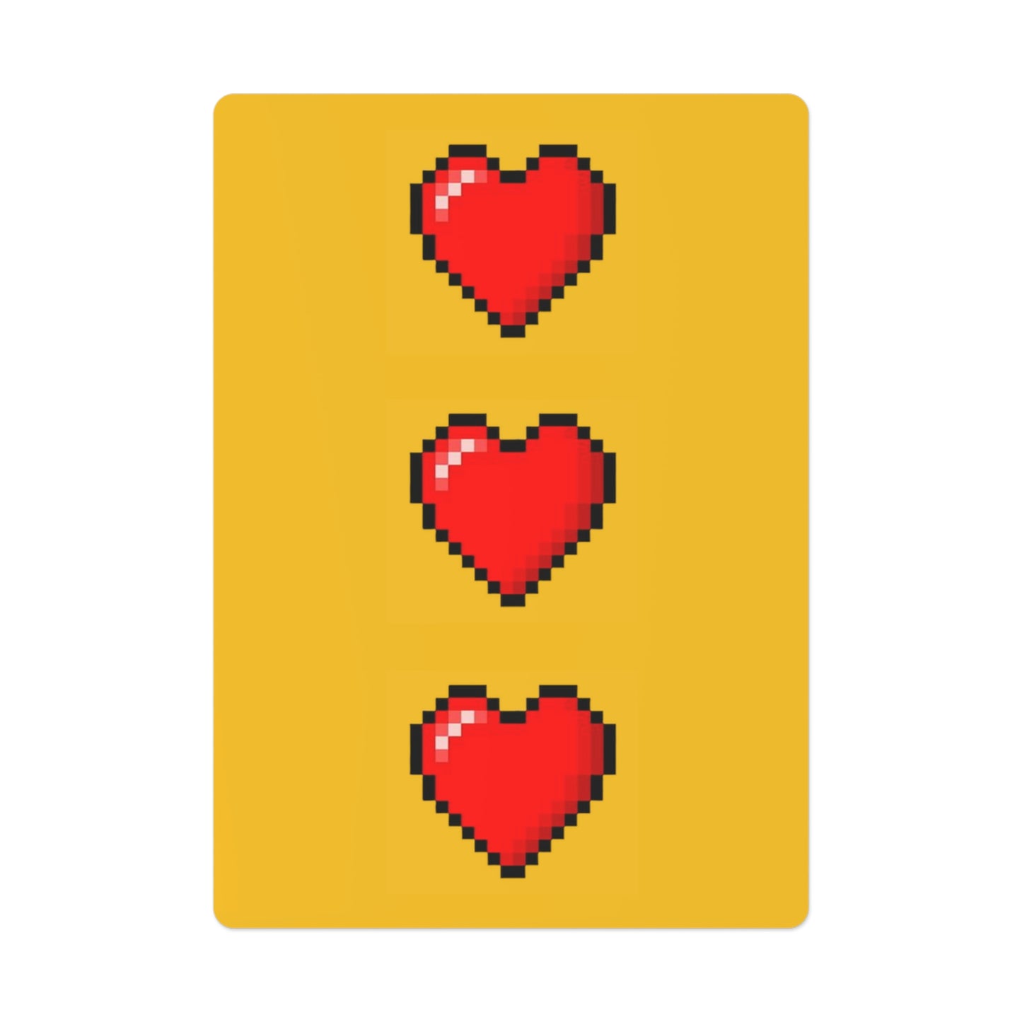 Hearts 8 Bit Style Playing Cards