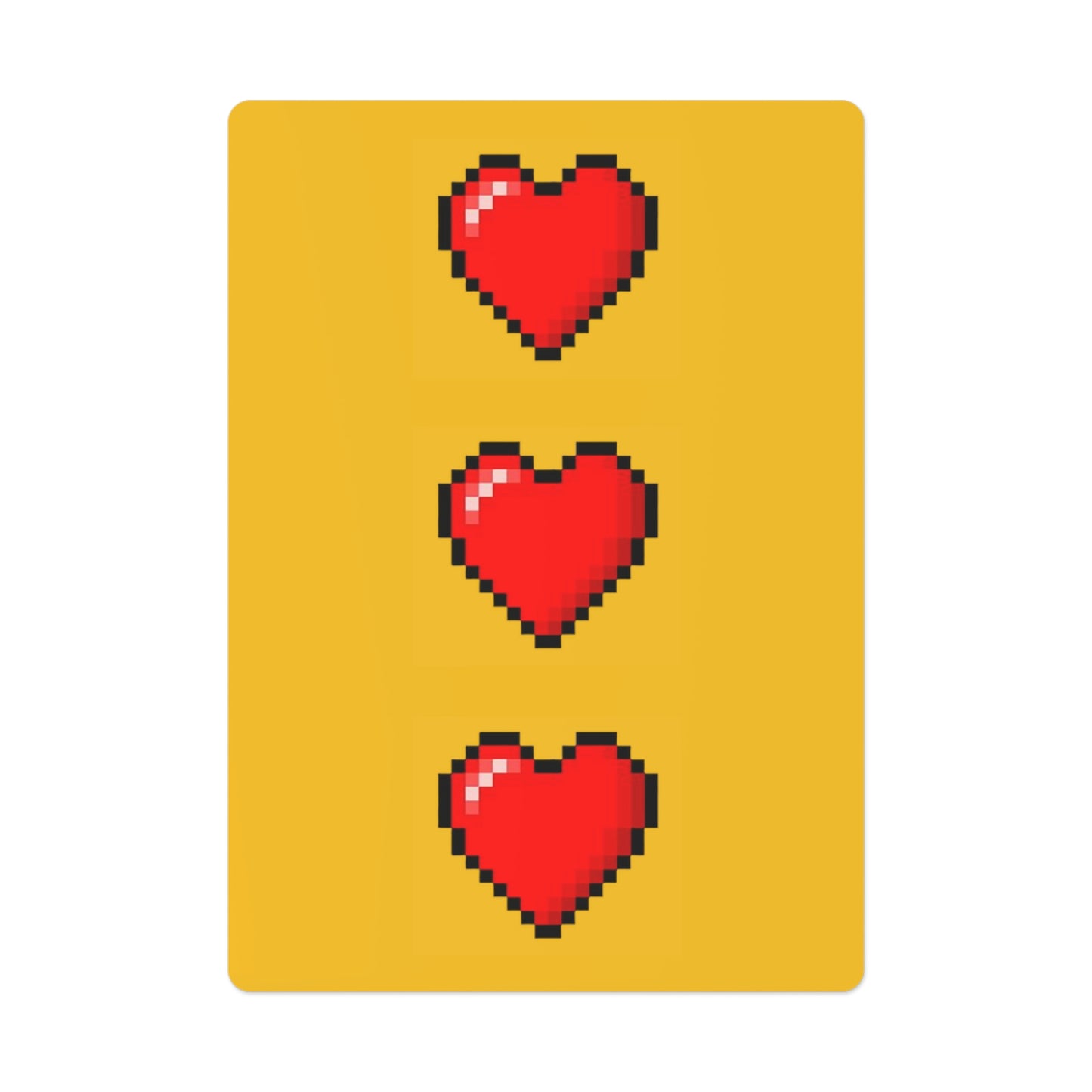 Hearts 8 Bit Style Playing Cards
