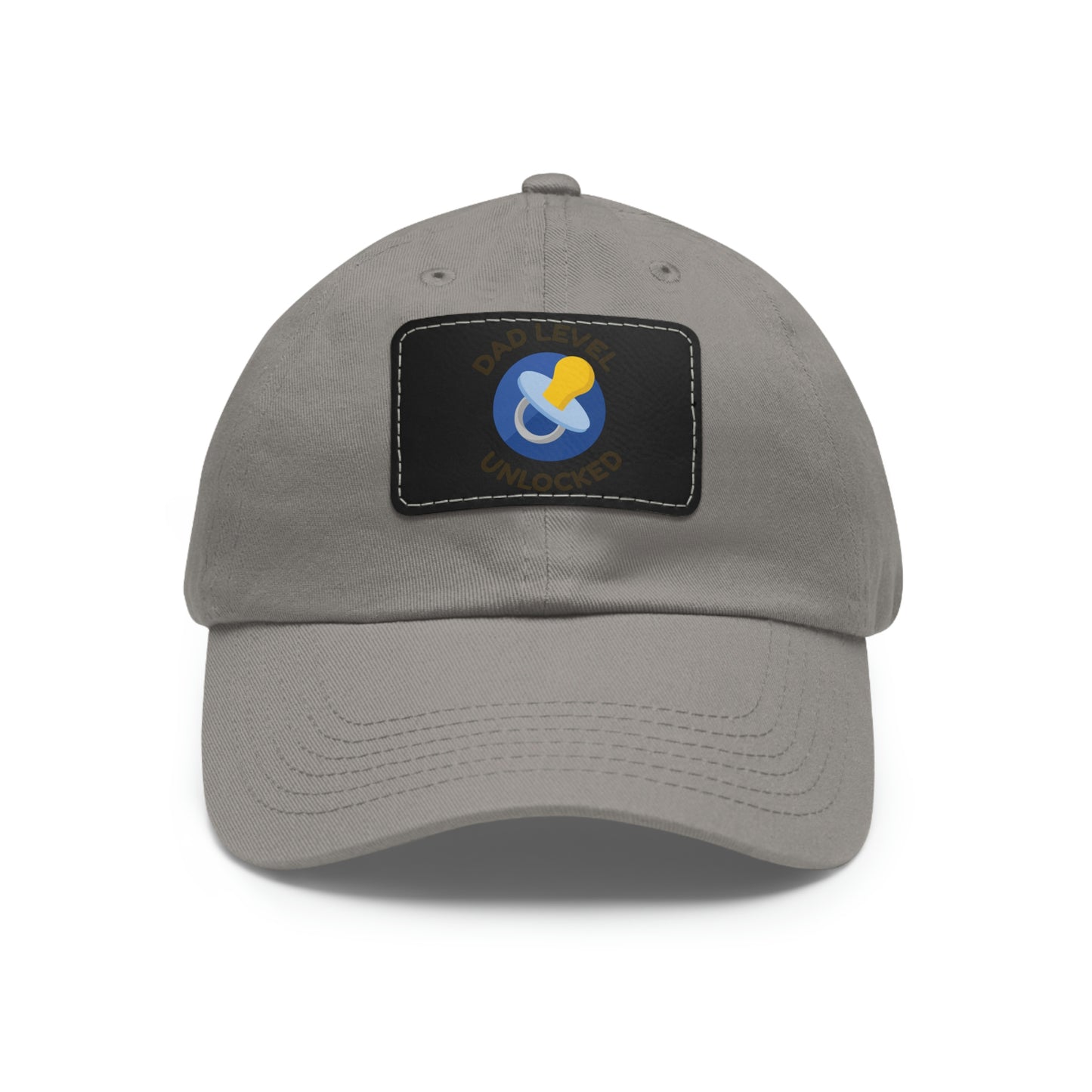 Dad Level Unlocked Dad Hat with Leather Patch