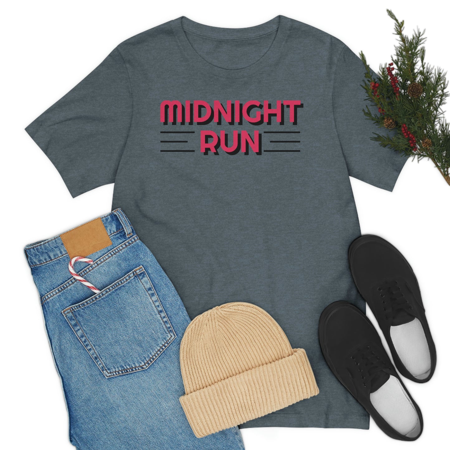 Midnight Run Unisex Jersey Short Sleeve Tee