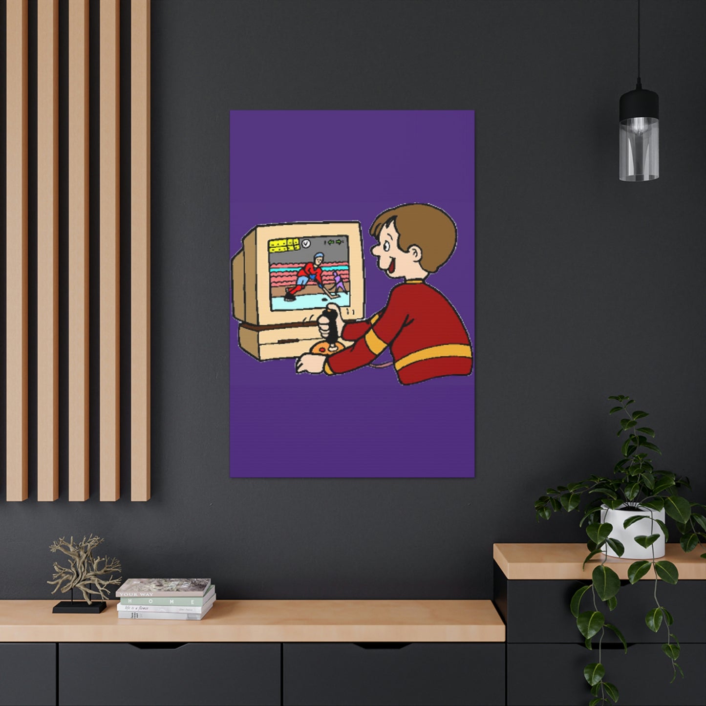 Old School Gamer Canvas Gallery Wraps