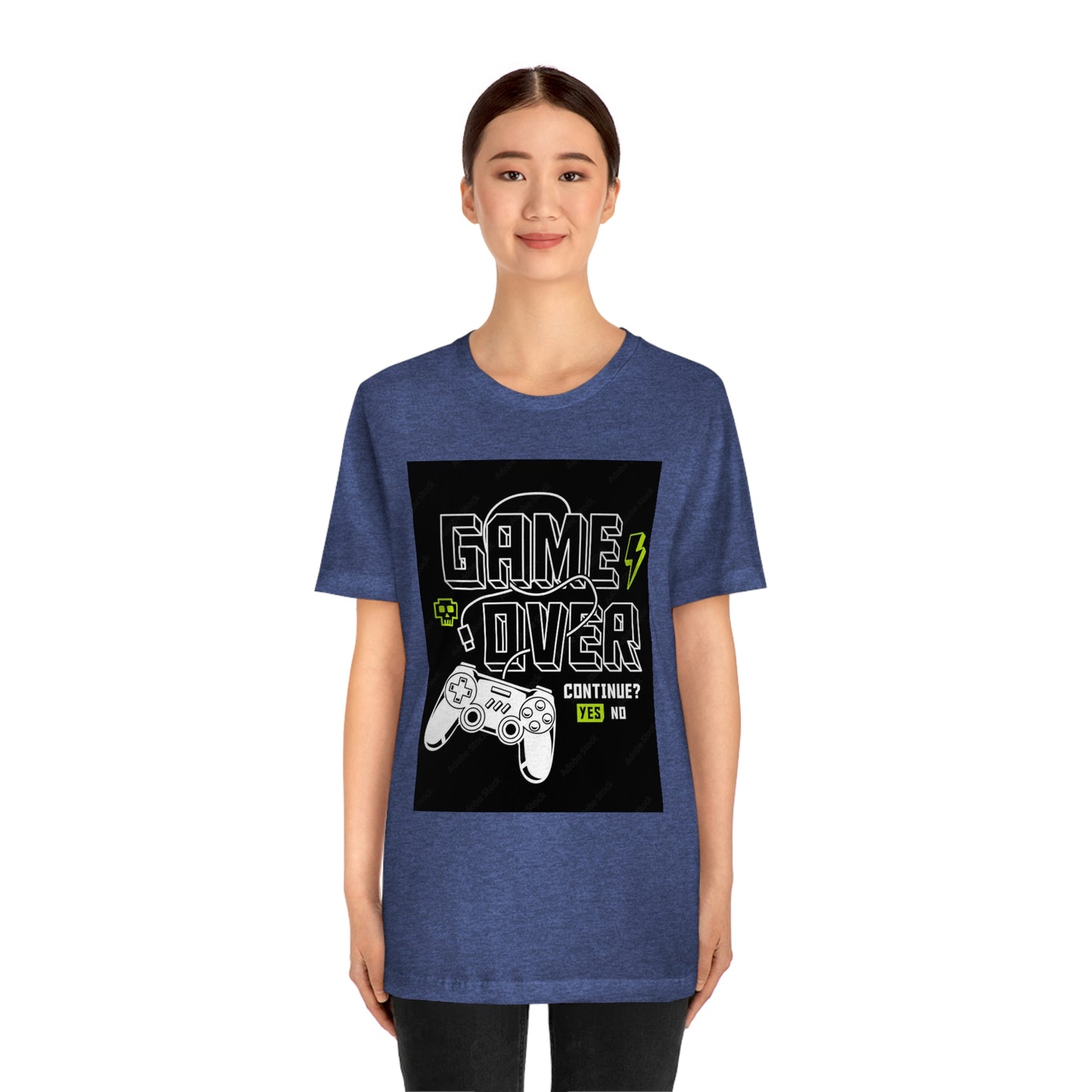 Game Over Unisex Jersey Short Sleeve Tee