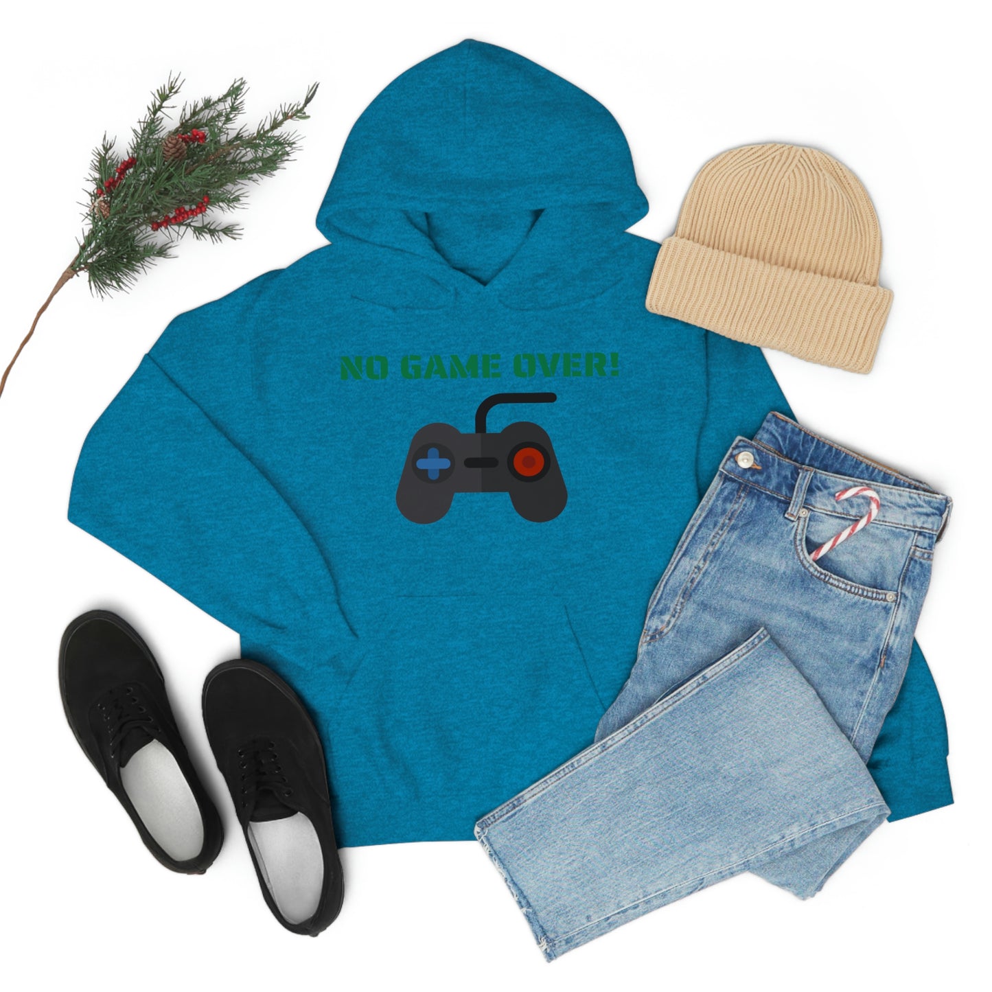 No Game Over! Unisex Hooded Sweatshirt