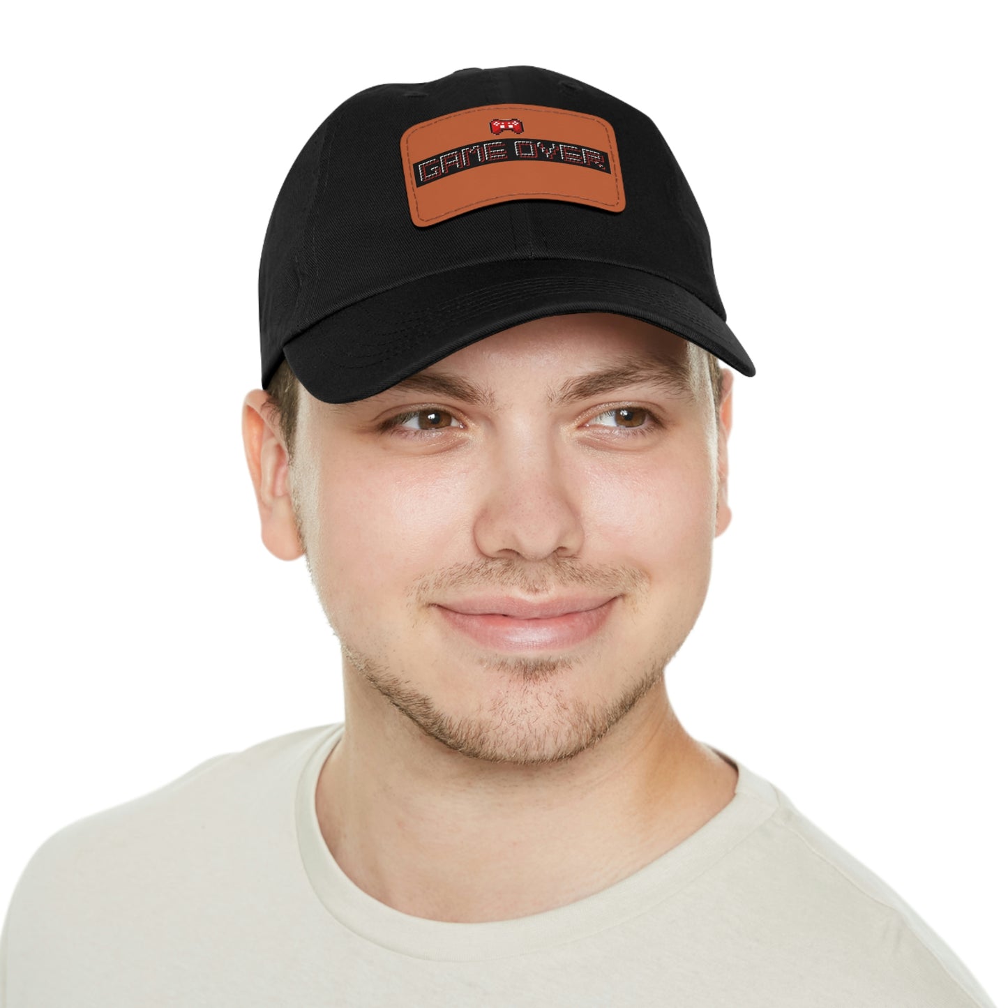 Game Over! Dad Hat with Leather Patch