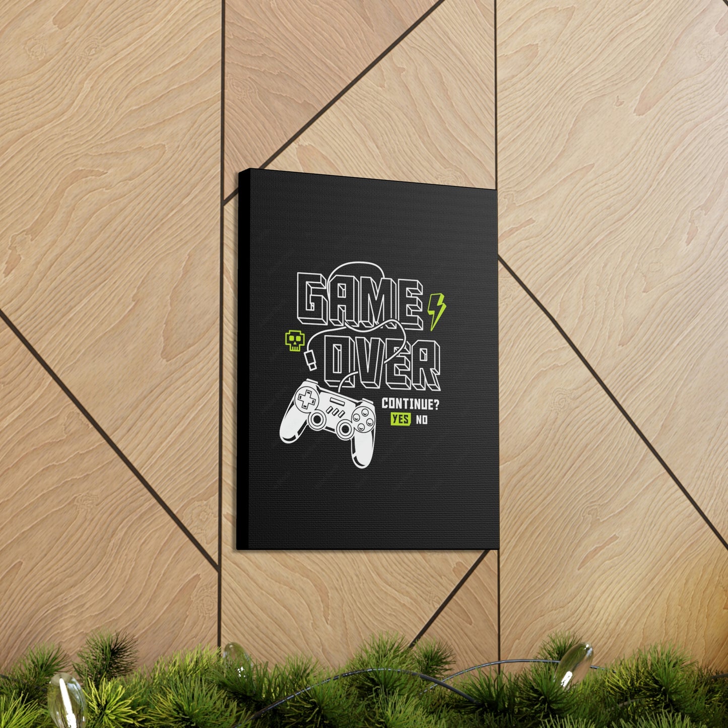 Game Over Canvas Gallery Wraps