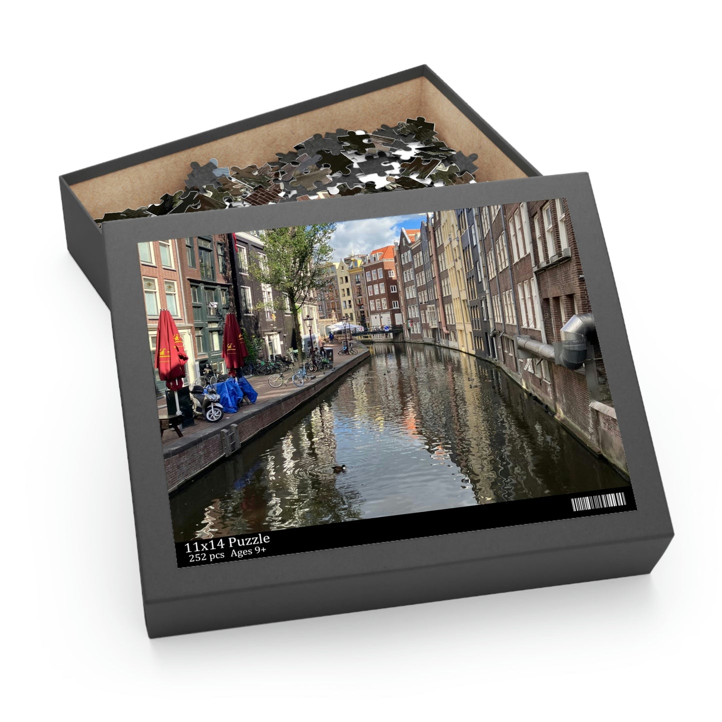 Amsterdam Canal Scenic Puzzle (120, 252, 500-Piece)