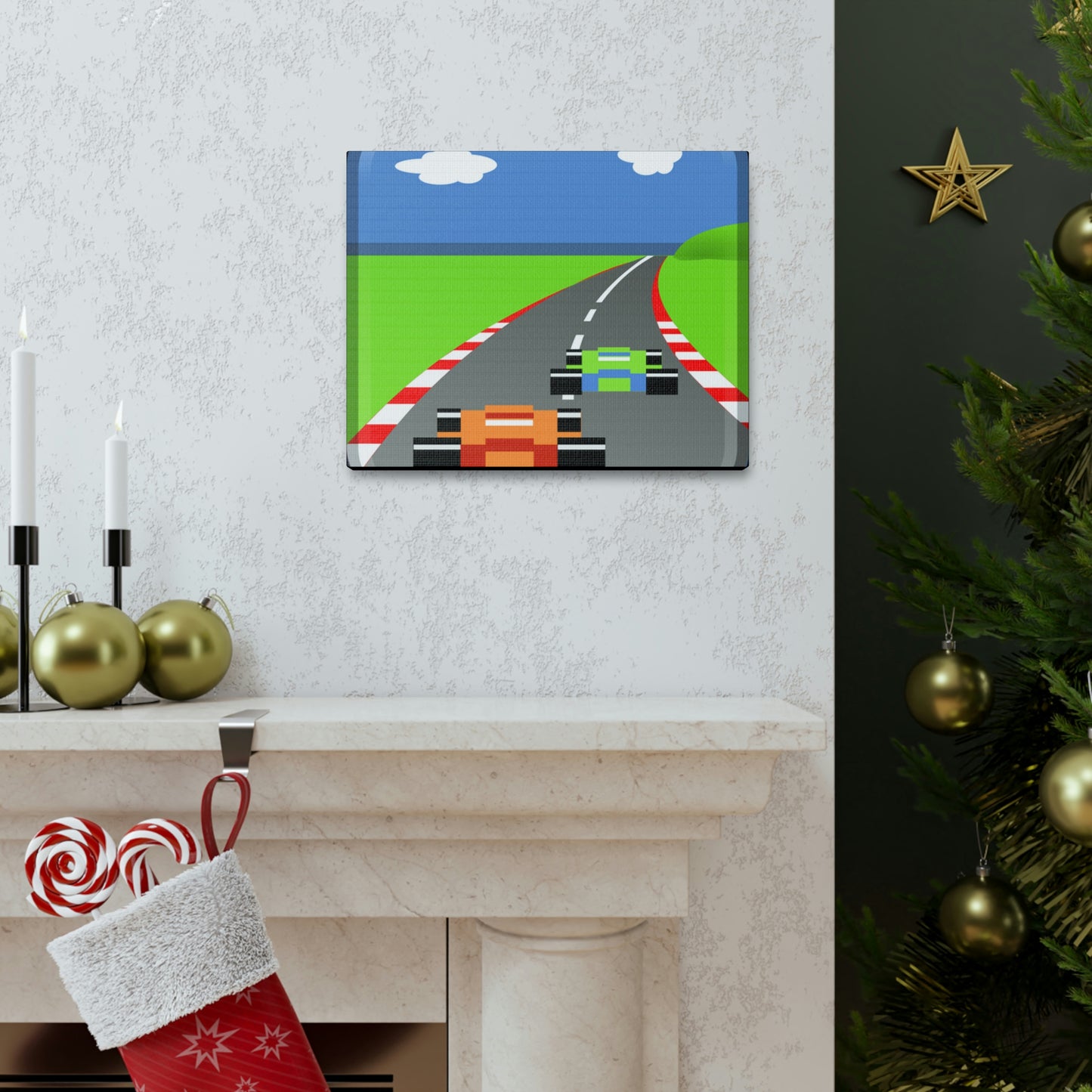 Pole Position Retro Gallery Wraps